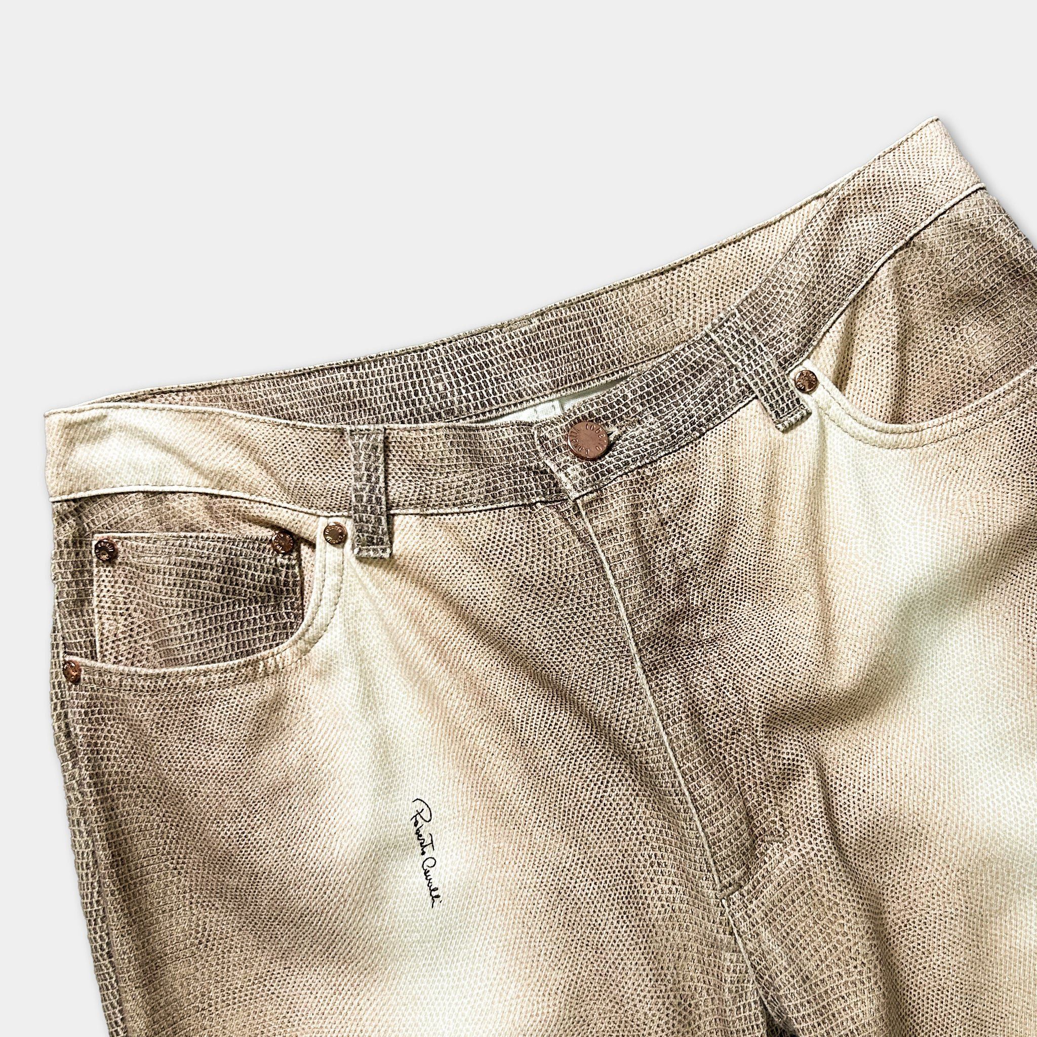 Roberto Cavalli Roberto Cavalli 00's Gradient Yellow Jeans Size US 29 - 2 Thumbnail
