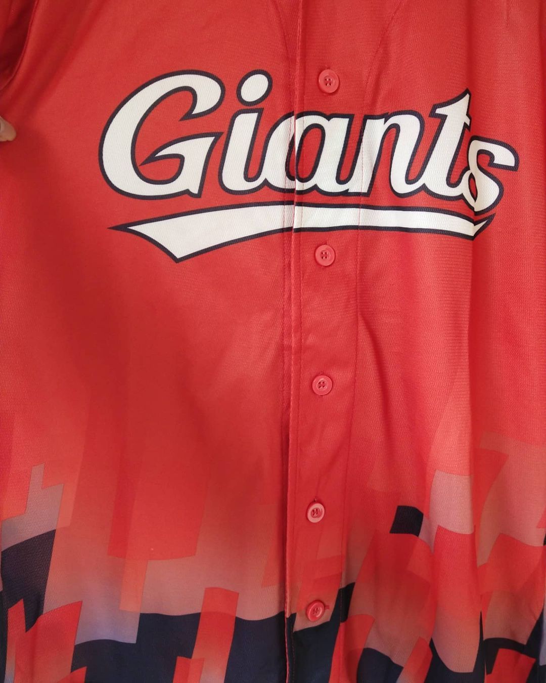 Japanese Brand Lotte Giants Red Baseball Jersey Size US M / EU 48-50 / 2 - 2 Thumbnail