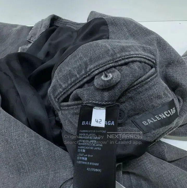 Balenciaga Balenciaga FW23 Logo Long Sleeve Blazer. Size US L / EU 52-54 / 3 - 4 Thumbnail