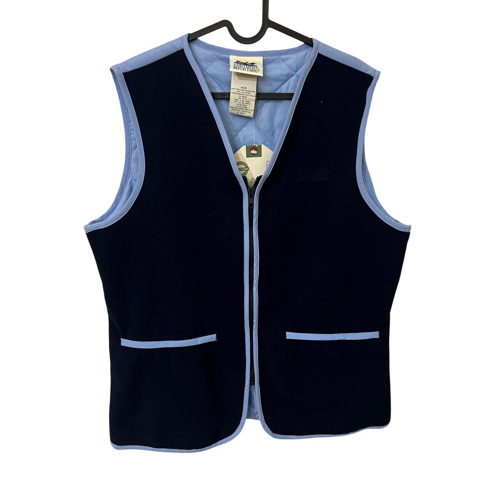 Northern Reflections vintage Winter Vest Zip up Fleece Outerwear 3M insulation Size M / US 6-8 / IT 42-44 - 1 Thumbnail