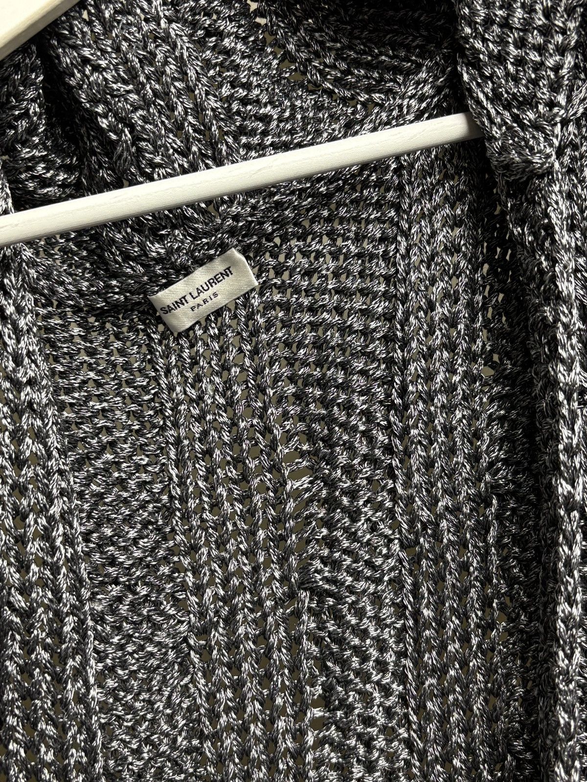 Saint Laurent Paris Saint Laurent Armour Cardigan Size US L / EU 52-54 / 3 - 2 Thumbnail