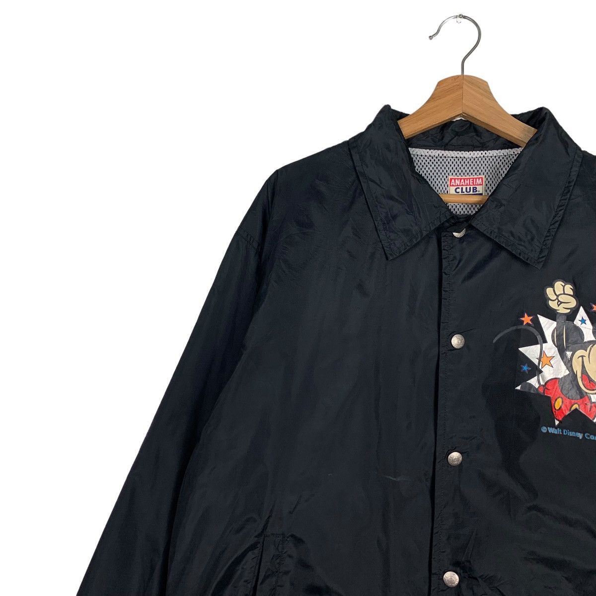 Disney MICKEY MOUSE Graphic Big Logo Coach Jacket #0200-C10 Size US M / EU 48-50 / 2 - 9 Thumbnail