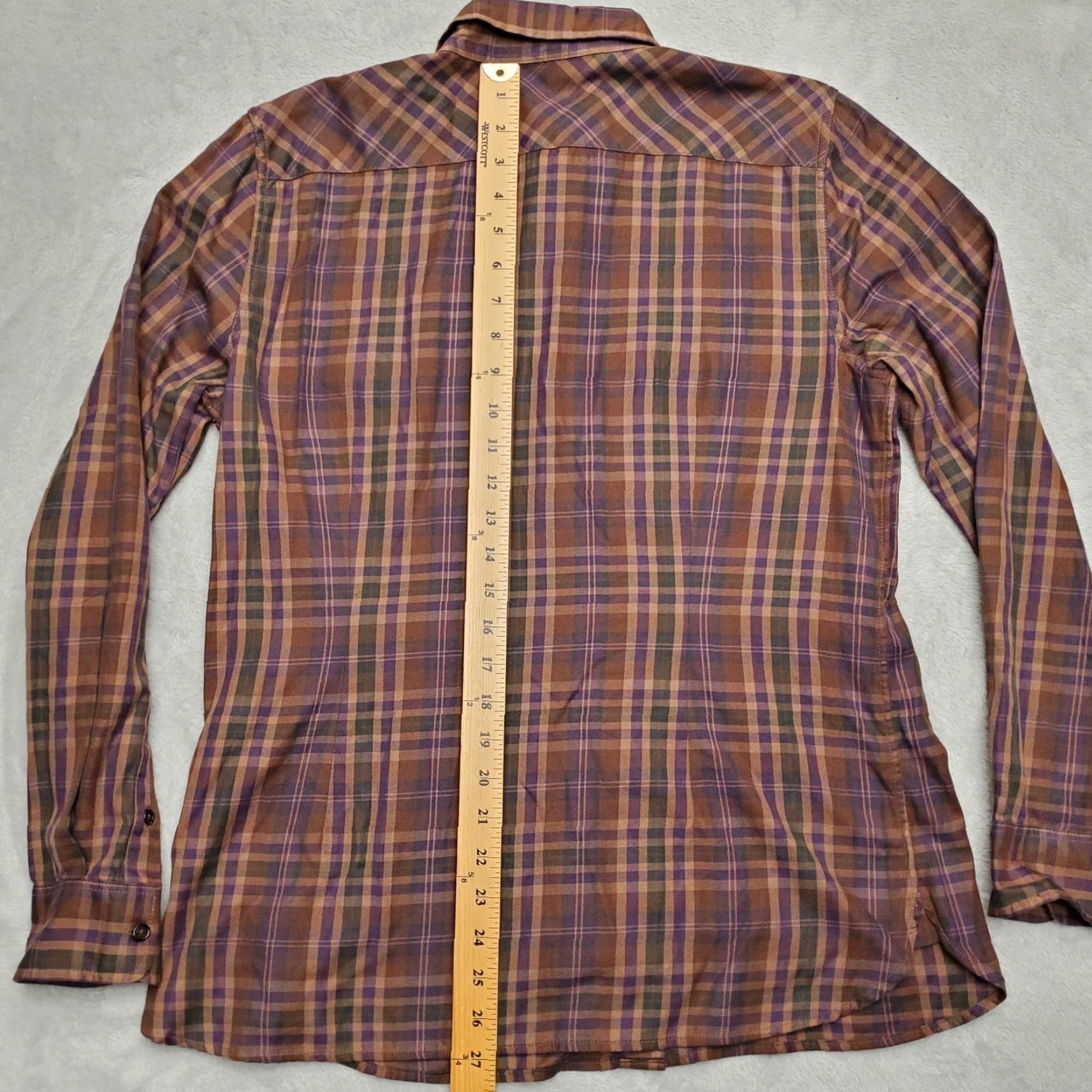 Ralph Lauren Lauren Ralph Lauren Shirt Womens Large Plaid Flannel Cabincore Top Size L / US 10 / IT 46 - 7 Thumbnail