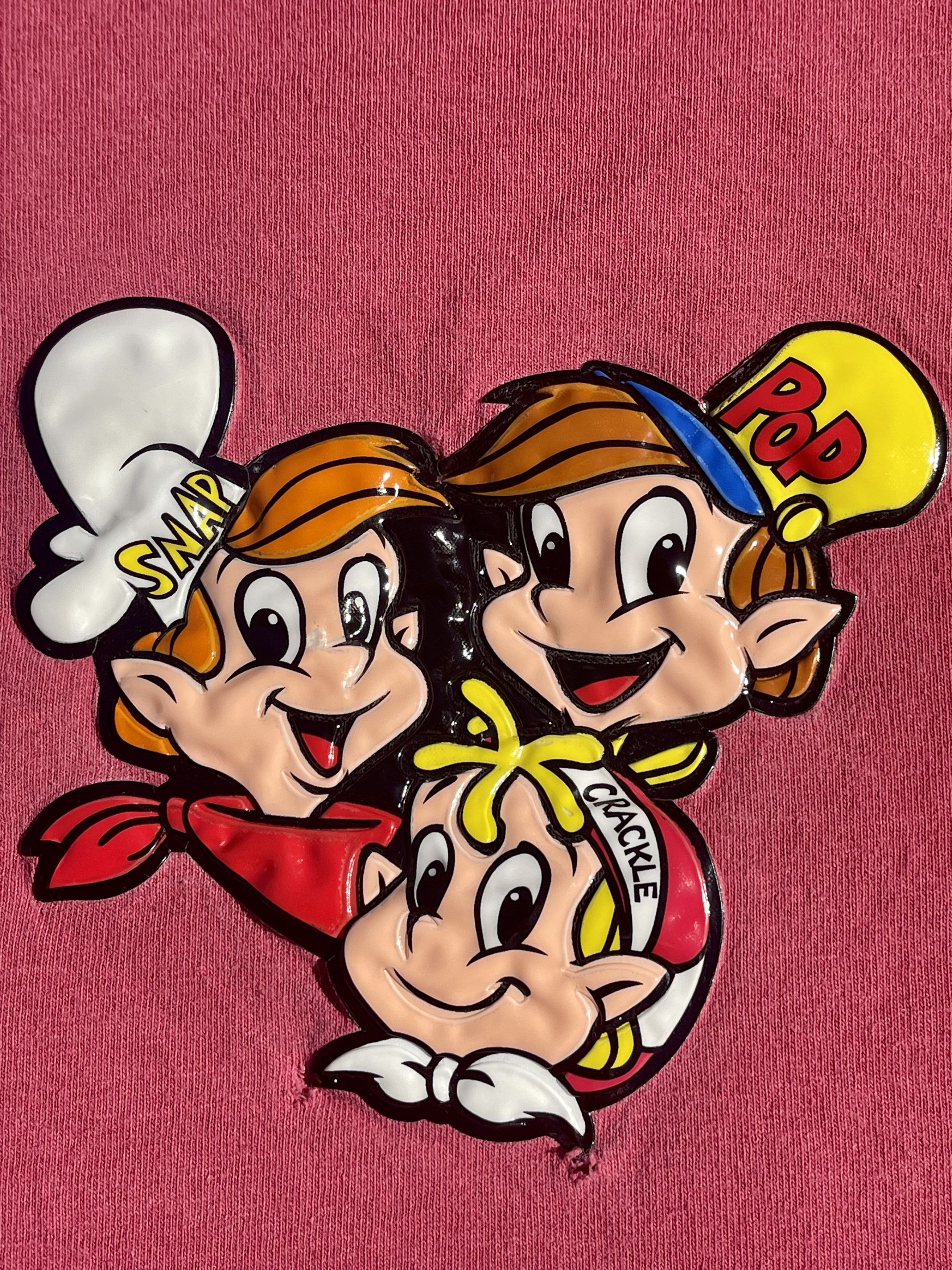 Vintage 1998 Rice Krispies Kellogg's Cereal Vintage 90's T-Shirt Size US XL / EU 56 / 4 - 10 Thumbnail