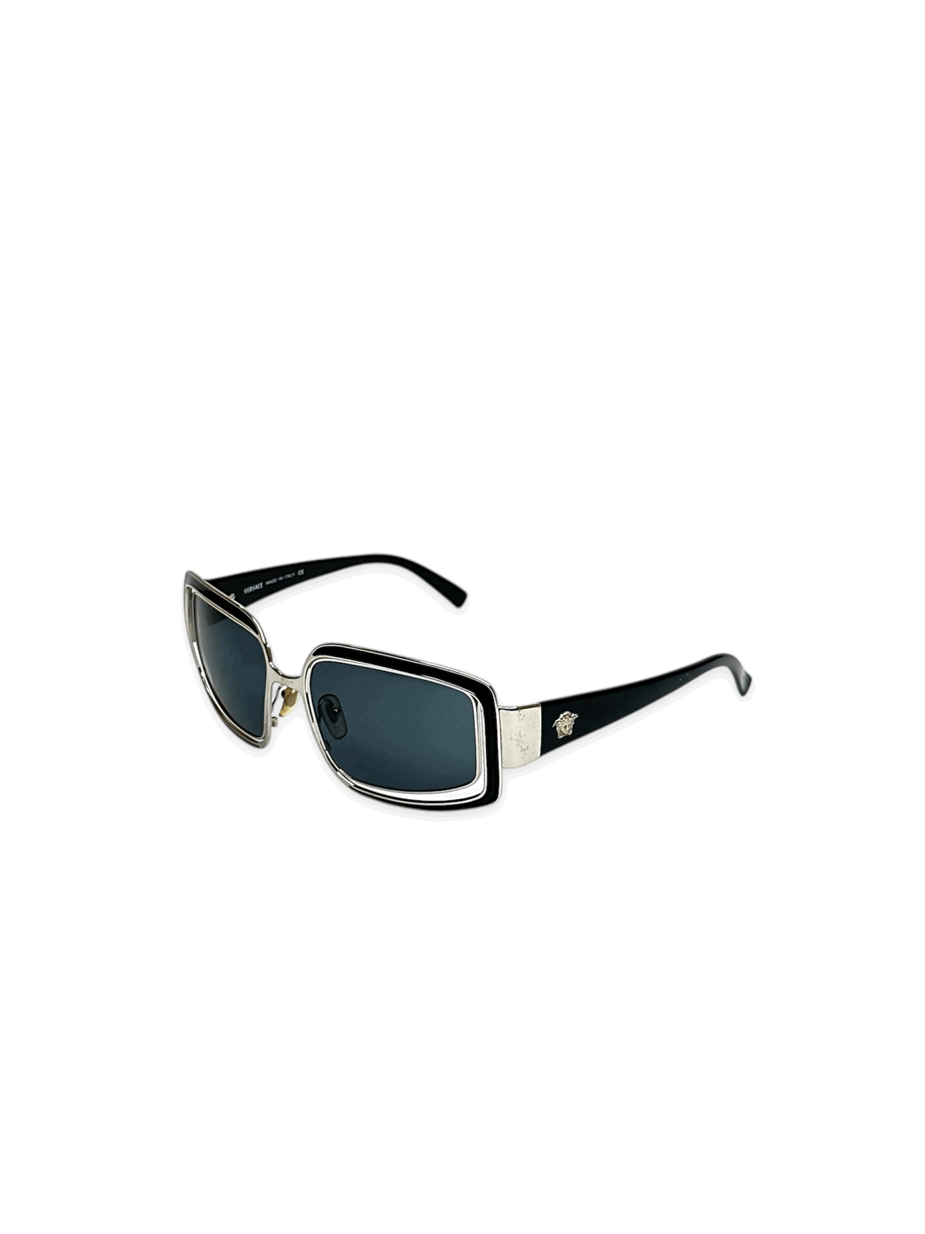 Versace Versace Double Framed Mirror Vintage Sunglasses Size ONE SIZE - 1 Thumbnail