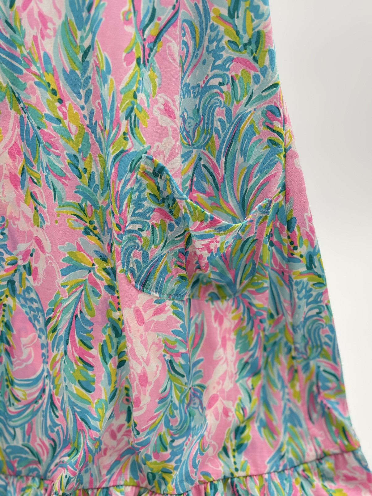 Lilly Pulitzer Lilly Pulitzer size 12 Kirsten flounce dress Size L / US 10 / IT 46 - 2 Thumbnail