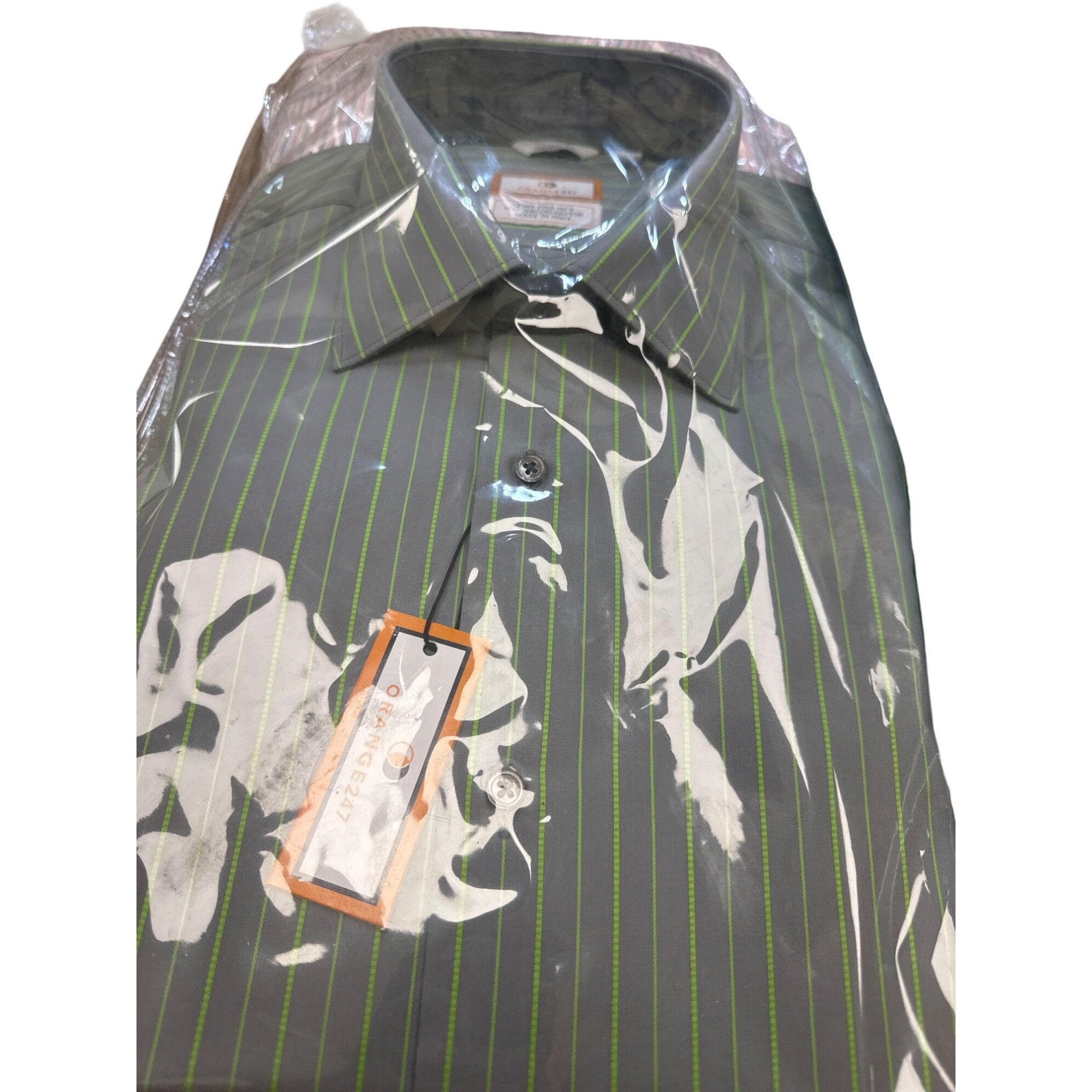 Designer Orange247 Mens Long Sleeve Button-Down Shirt Set Of 4 L 16-1 Size US L / EU 52-54 / 3 - 2 Thumbnail