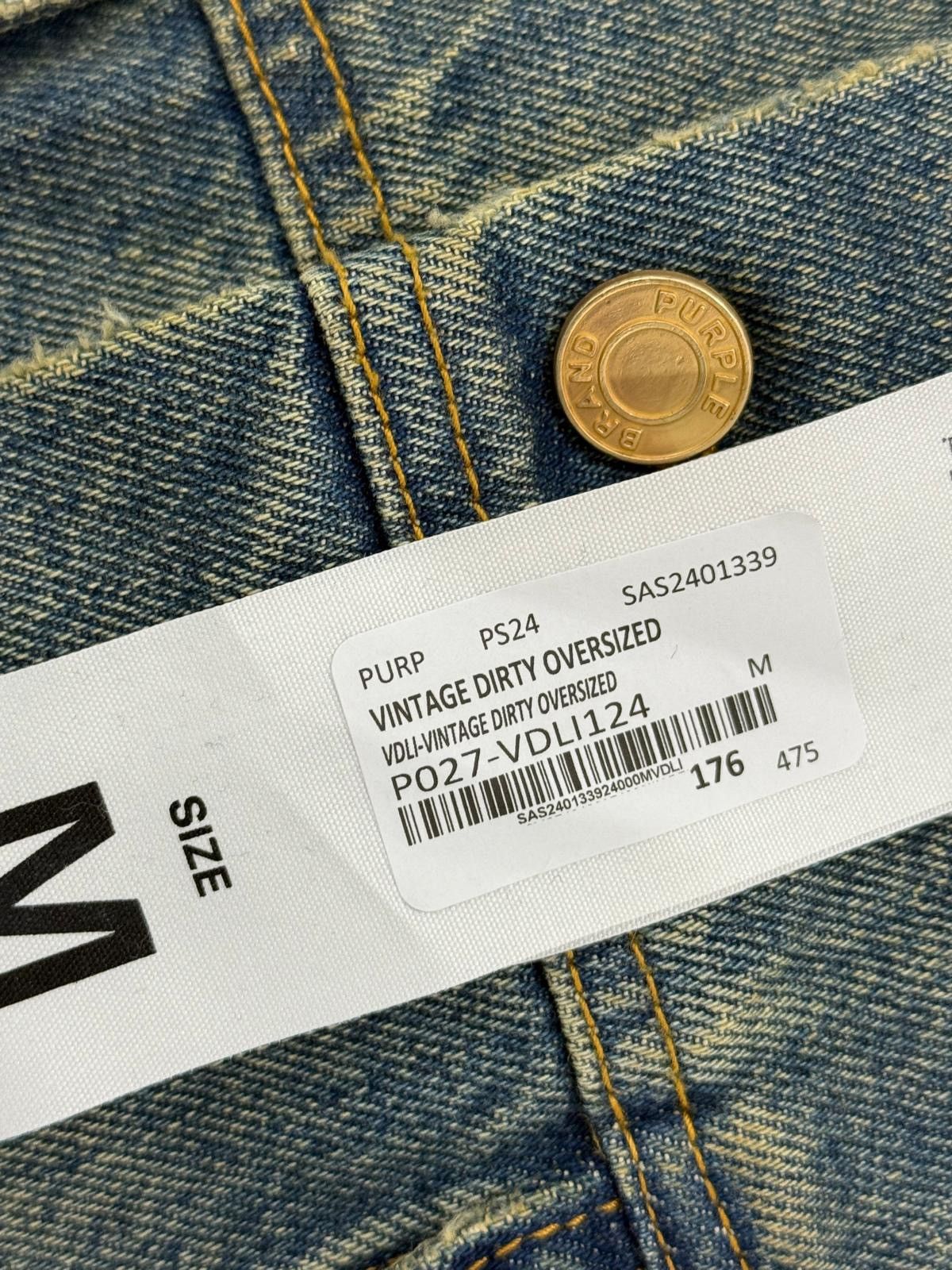 Purple Brand Purple Brand Denim Jacket Size US M / EU 48-50 / 2 - 2 Thumbnail