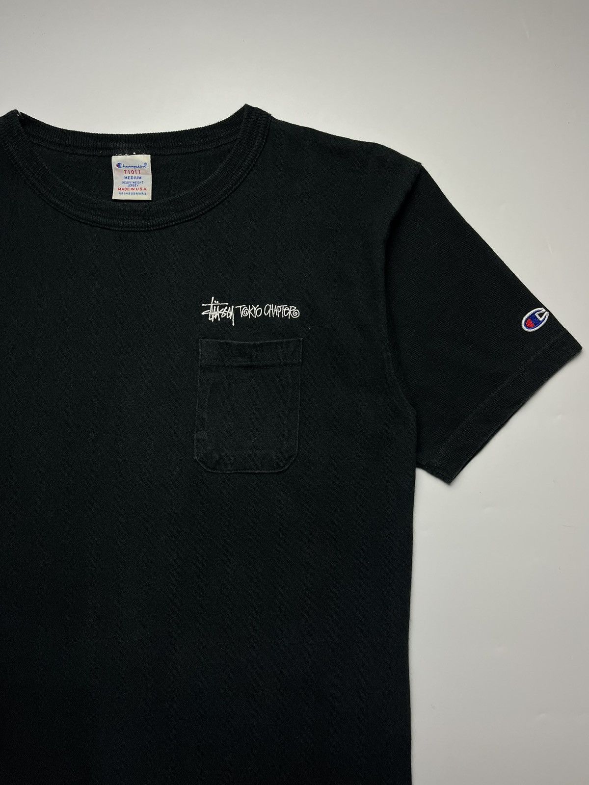 Stussy Stussy x Champion Tokyo Chapter Logo T-Shirt Size US M / EU 48-50 / 2 - 2 Thumbnail