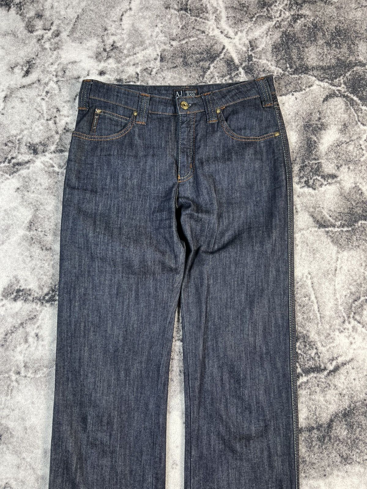Armani Armani Jeans AJ Metal Logo Indigo Denim Jeans Size US 30 / EU 46 - 3 Thumbnail