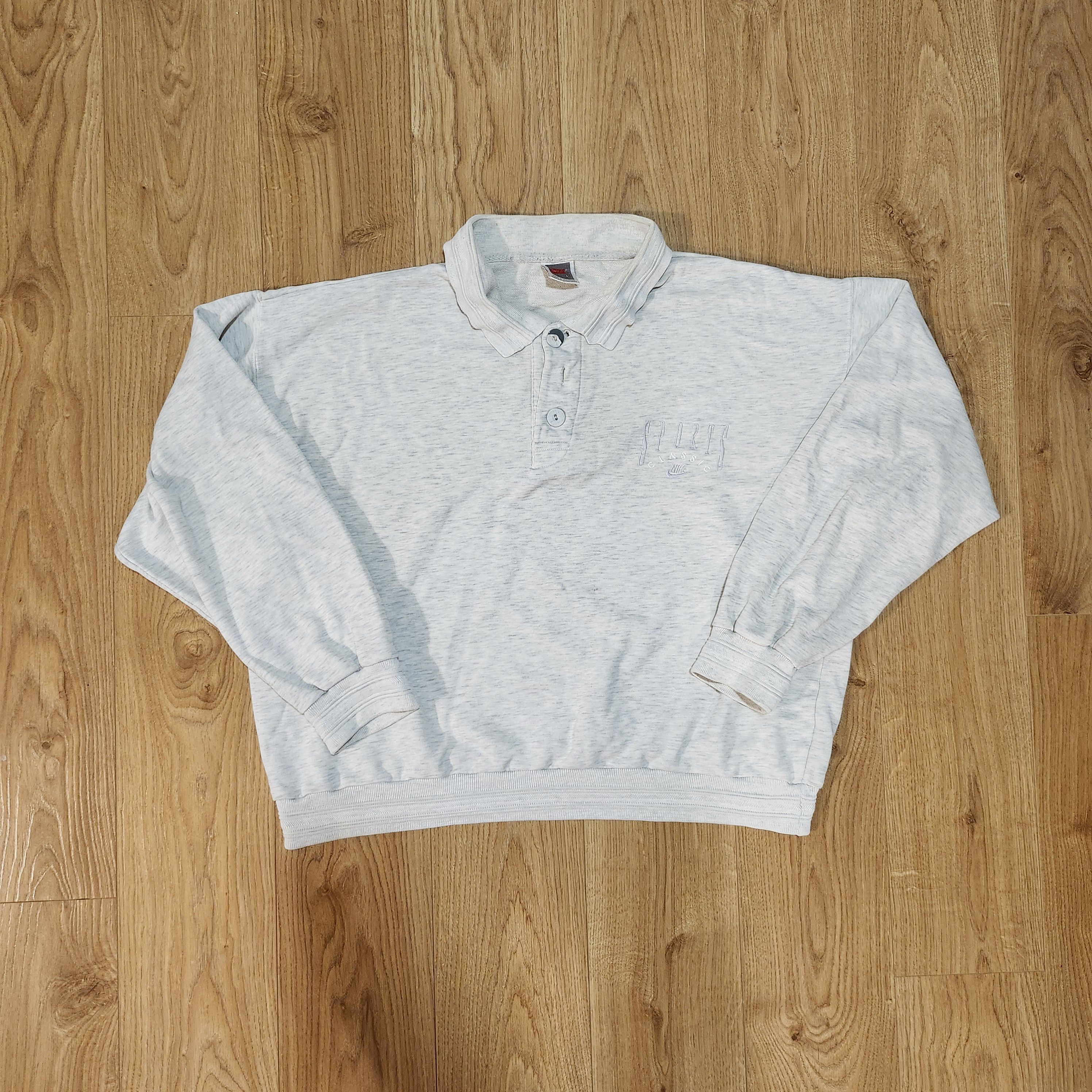 Nike Grey tag Boxy Embroidery Nike Sports Size US L / EU 52-54 / 3 - 1 Thumbnail