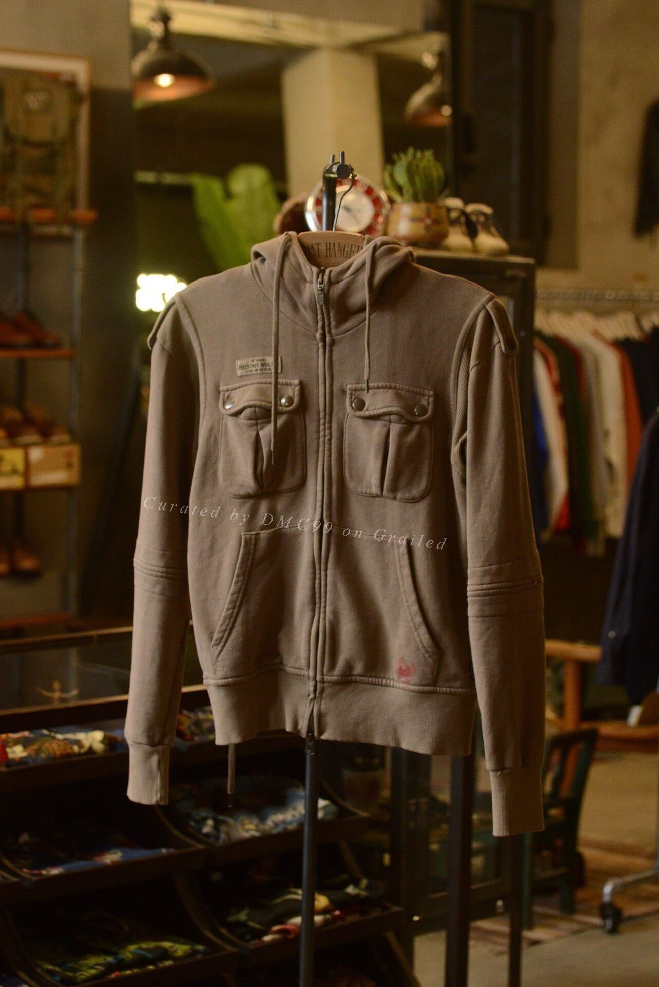 Belstaff Belstaff Khaki Zip Hoodie Italy Size US S / EU 44-46 / 1 - 1 Thumbnail
