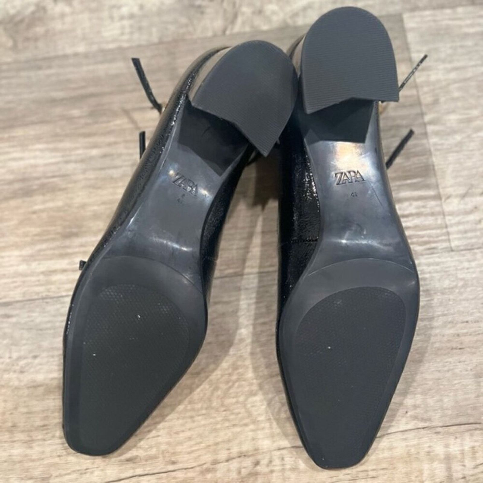 Zara ZARA BLOGGER FAVE!!! Faux Patent Leather Heels Size US 9 / IT 39 - 13 Thumbnail