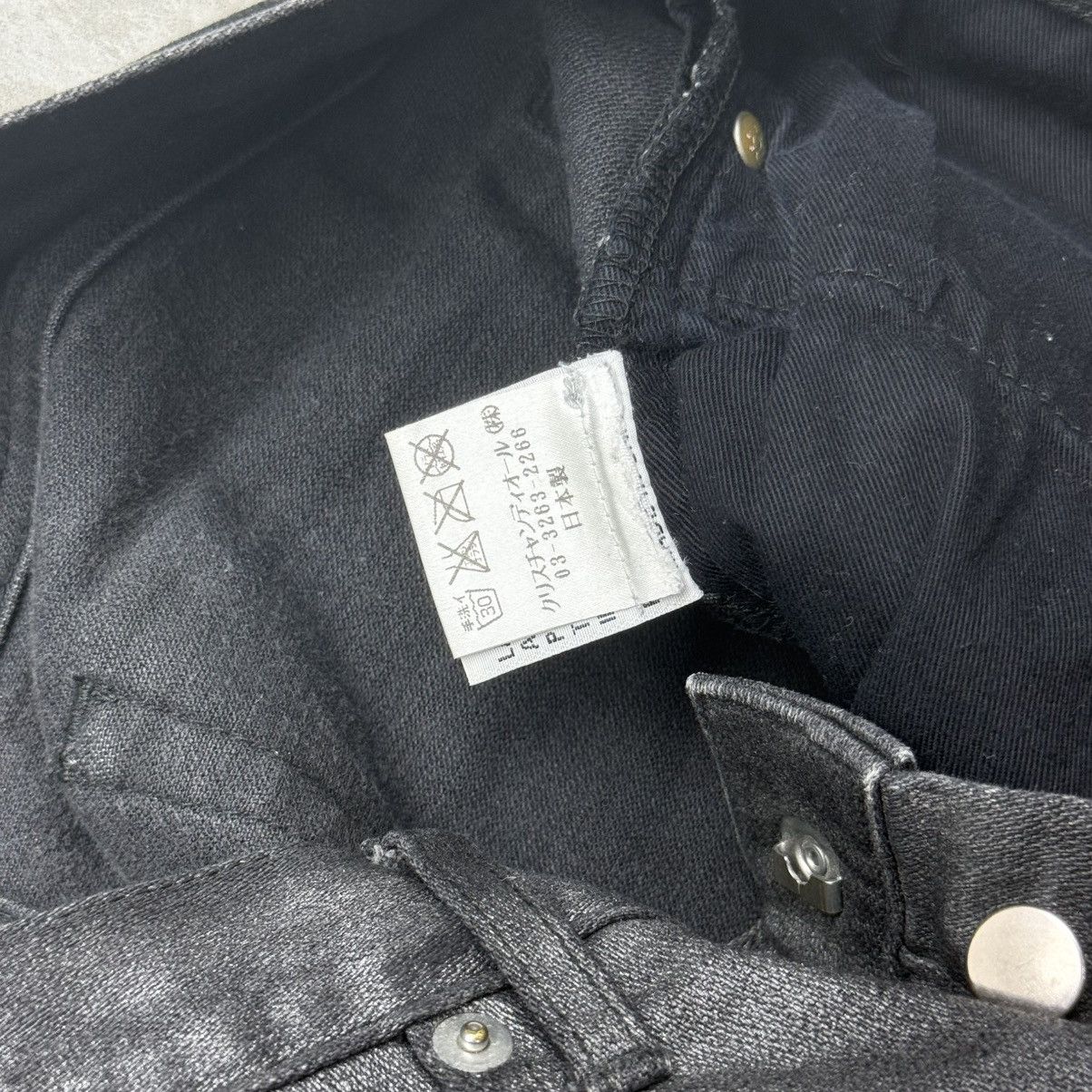 Dior Dior Homme Silver Glitter Black Jeans Size US 32 / EU 48 - 9 Thumbnail