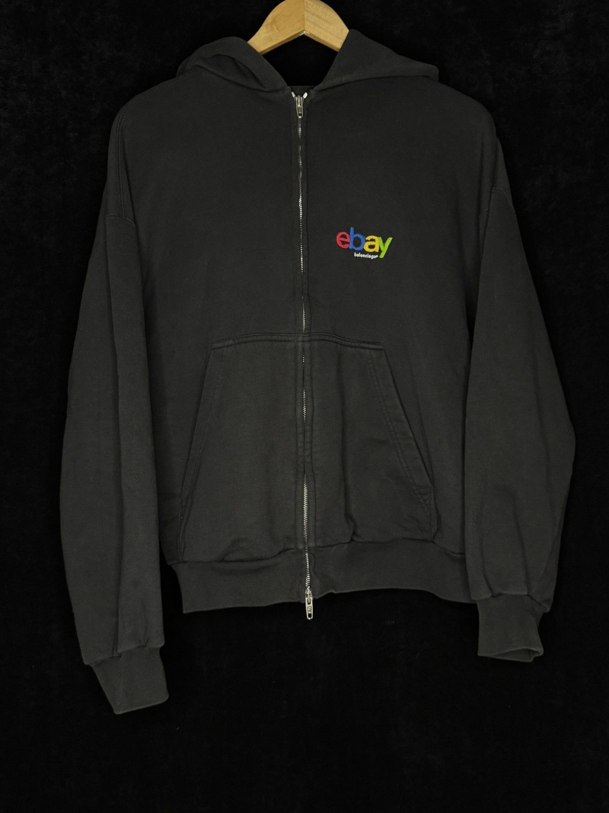 Balenciaga Balenciaga 24fw Ebay Zip Hoodie | Grailed