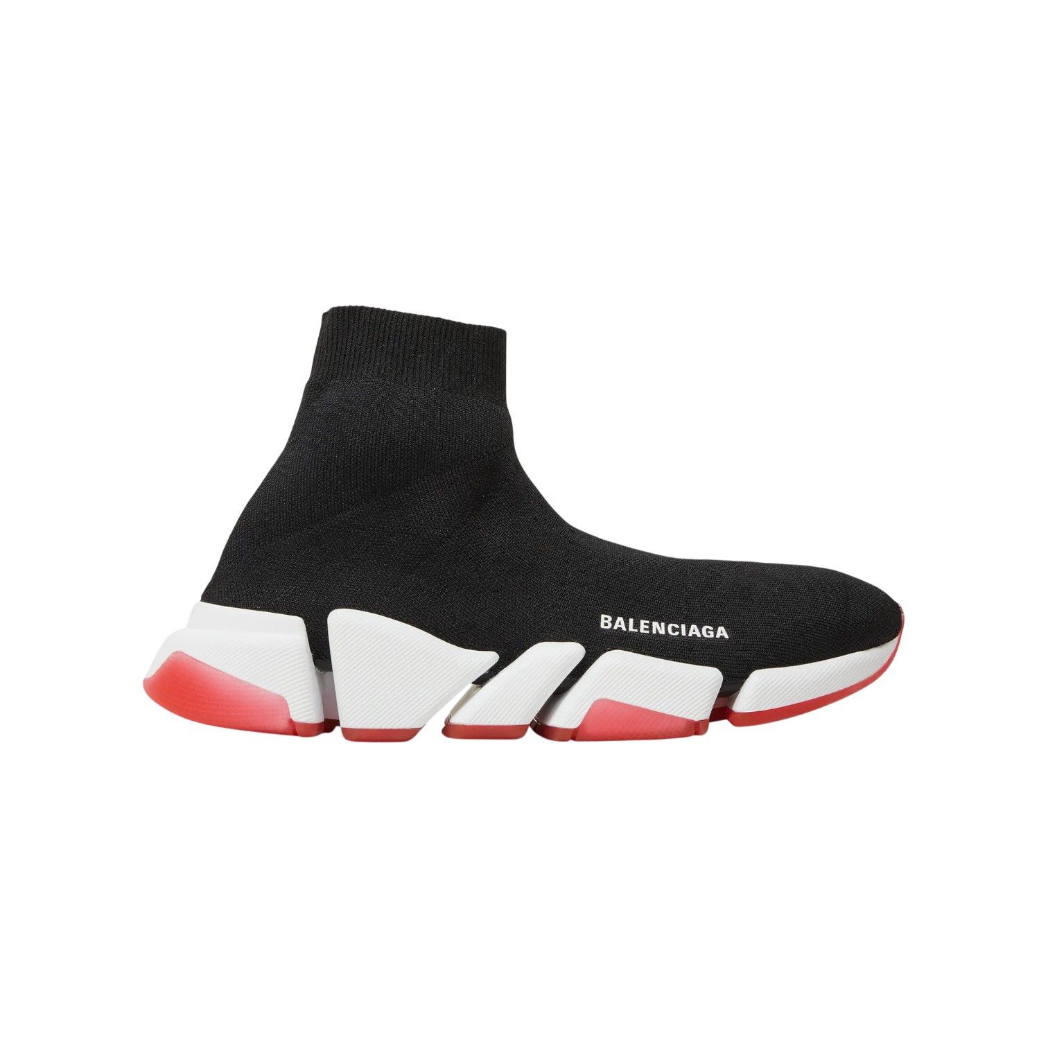 Balenciaga Balenciaga 'Speed 2.0' Black & Red Sneakers Size US 13 / EU 46 - 1 Preview