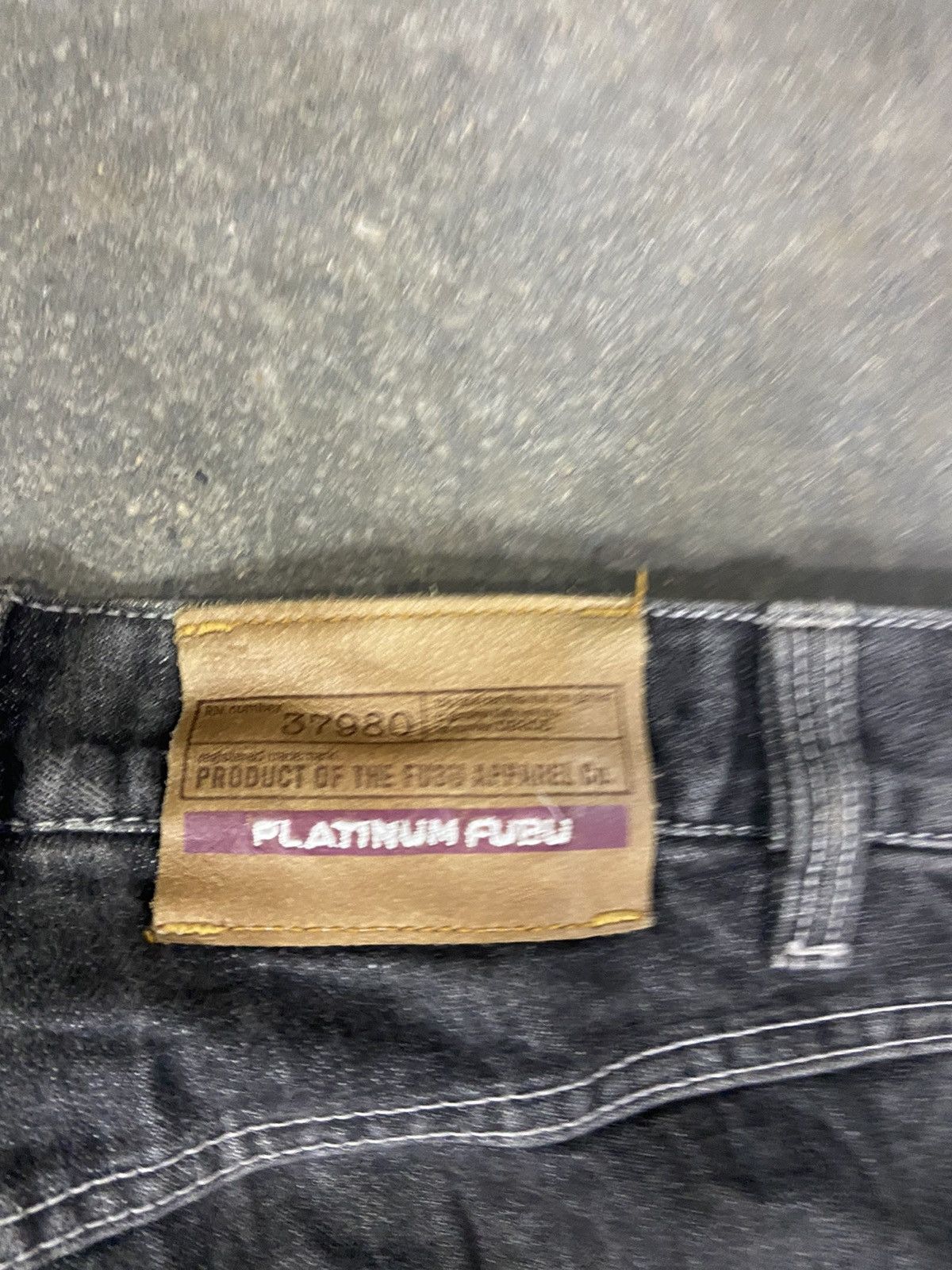 Fubu 🔥 Vintage y2k Fubu Platinum jeans Embroidery back hit Size US 36 / EU 52 - 12 Thumbnail