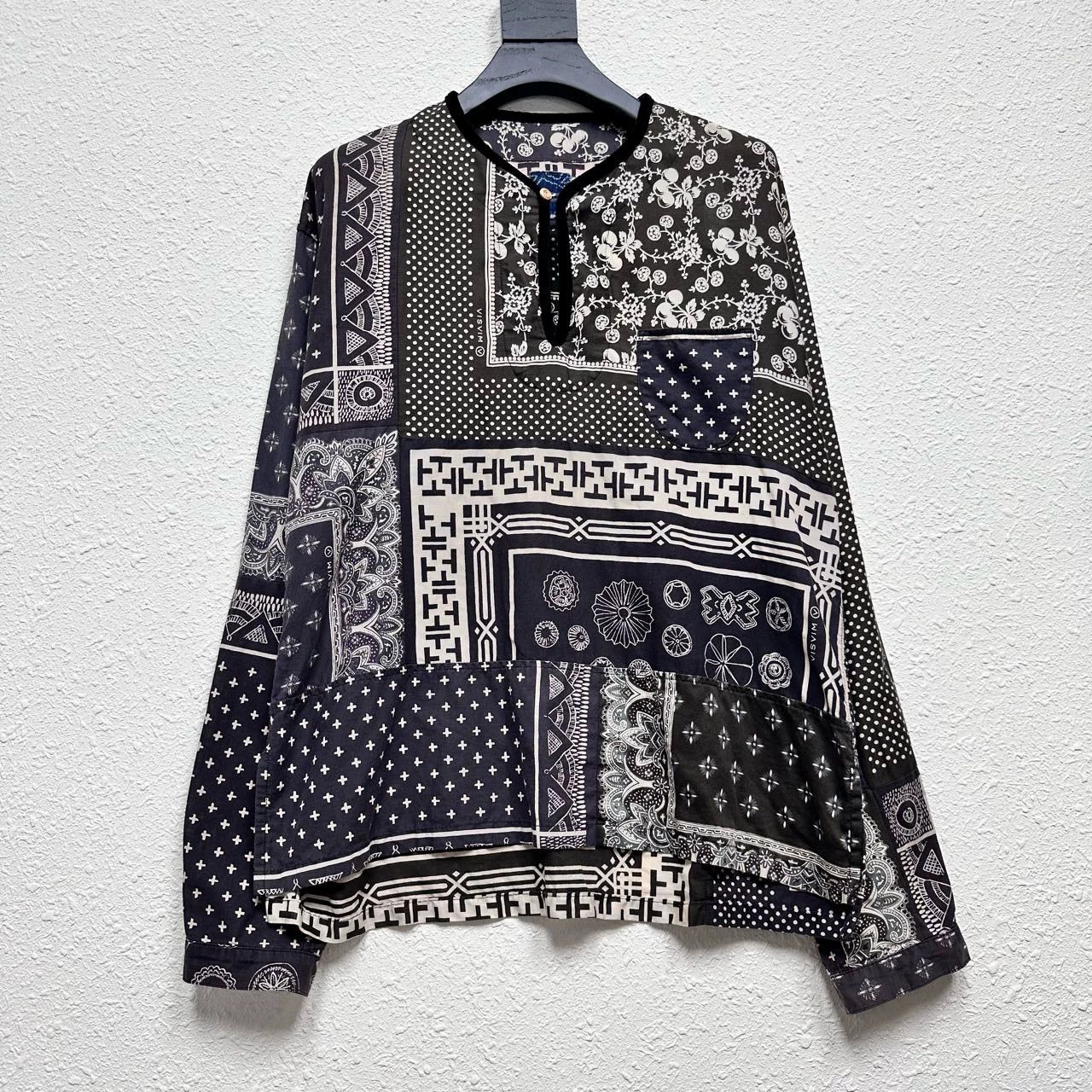 Visvim VISVIM 20ss black serpentine short-sleeved shirt Size US S / EU 44-46 / 1 - 1 Thumbnail