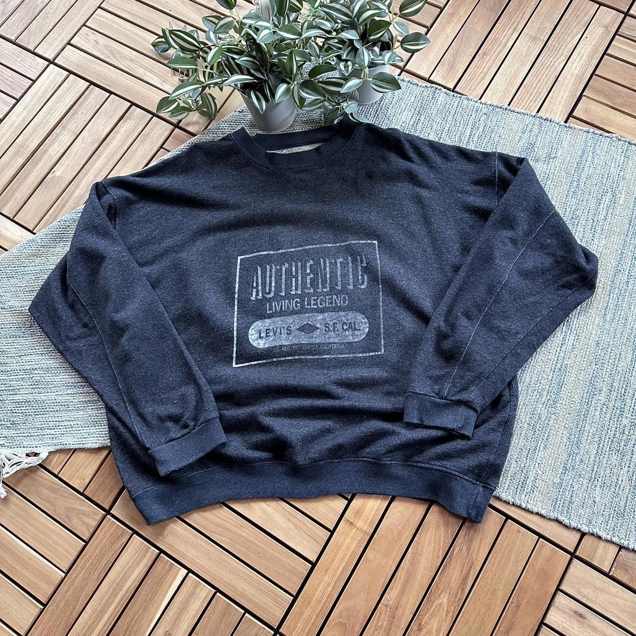Levi's Vintage 90s Levis Retro Logo Baggy Sweatshirt Size US XL / EU 56 / 4 - 1 Thumbnail