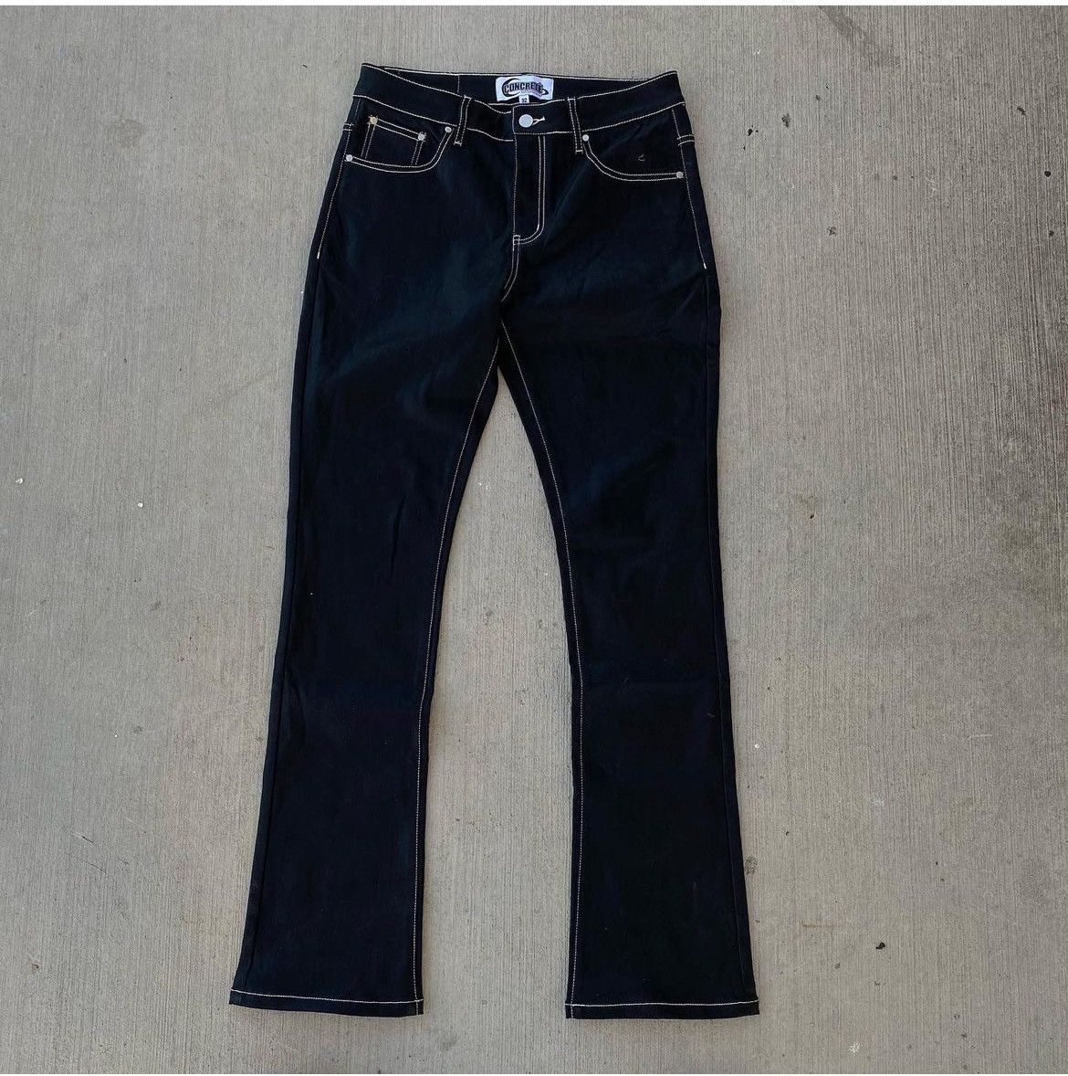 Japanese Brand Concrete Mansions “WAR ON PAIN” Wax Denim Size US 36 / EU 52 - 2 Thumbnail