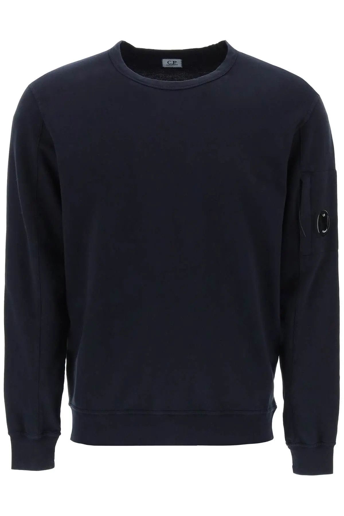 image of C P Company O1S22I1N0224 Light Pocket Sweatshirt In Blue, Men's (Size Medium)