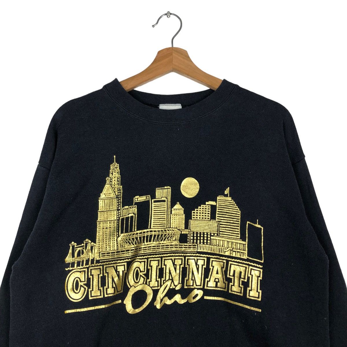 Vintage 🔥Vintage Sweatshirt Crewneck USA Cincinnati Ohio Big Logo Size US M / EU 48-50 / 2 - 2 Thumbnail