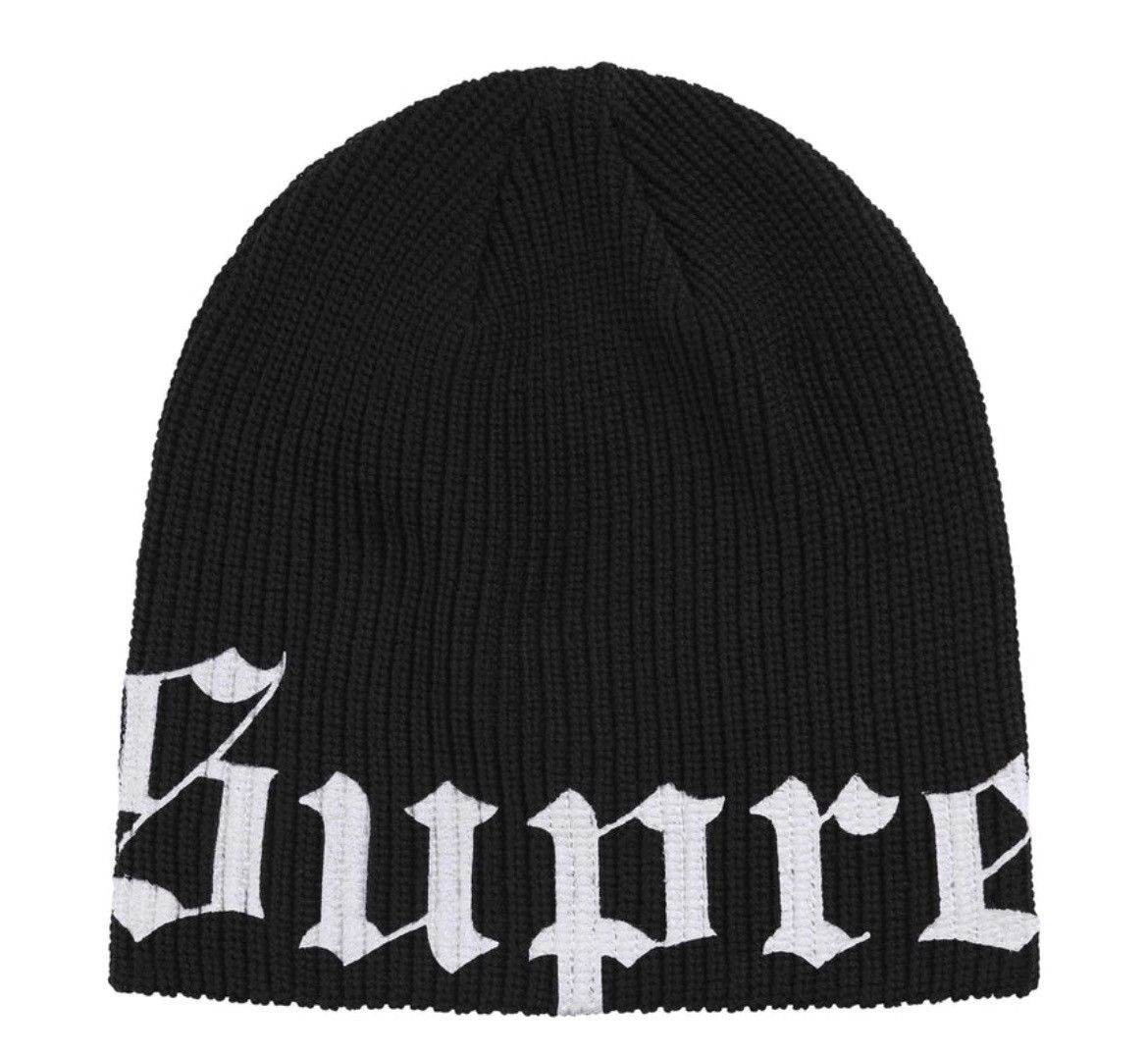 帽子 Supreme Old English Rhinestone Beanie Supreme Supreme Old English Rhinestone Beanie 'Black' - SS21BN24