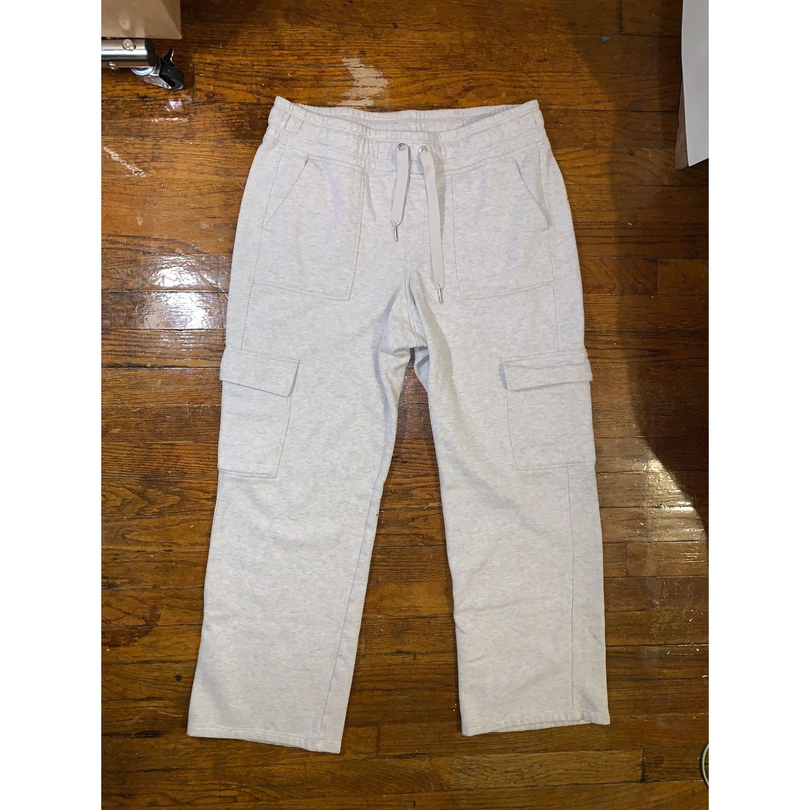 Calvin Klein Calvin Klein Cargo Sweatpants Mens Large Light Grey Size US 32 / EU 48 - 1 Thumbnail