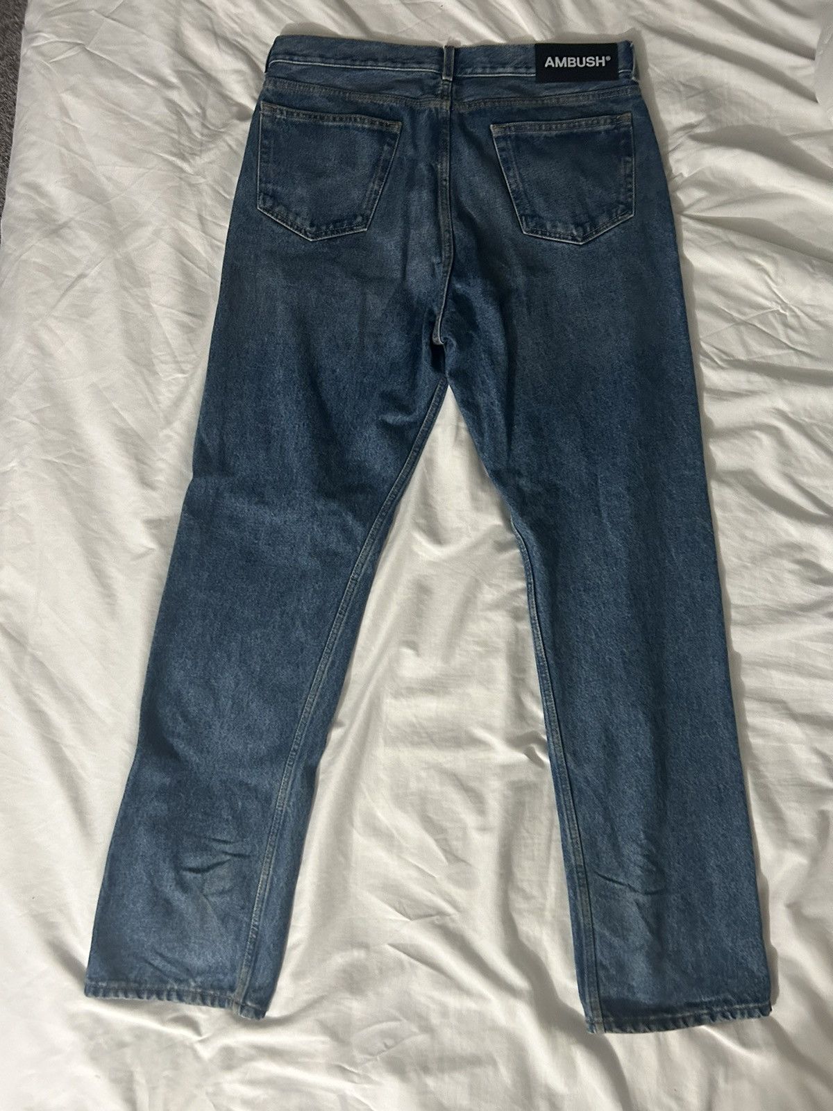 Ambush Design Ambush Logo Patch Straight Leg Jeans Size US 33 - 1 Thumbnail