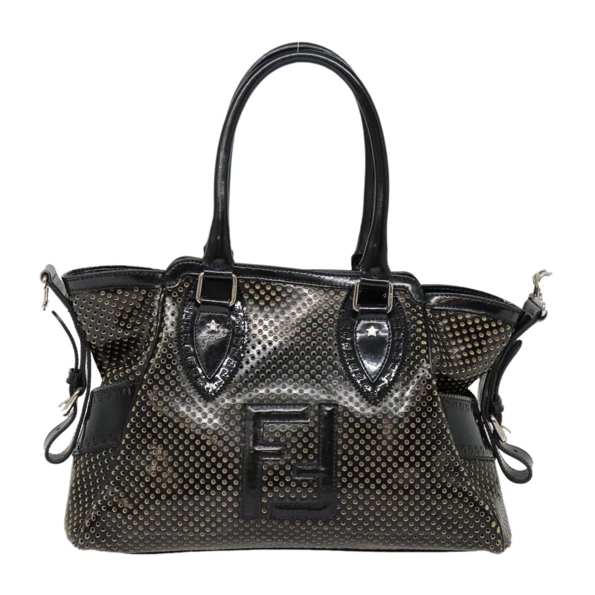 Fendi Black Patent Leather Shopper Bag (Pre-Owned) Size ONE SIZE - 1 Thumbnail