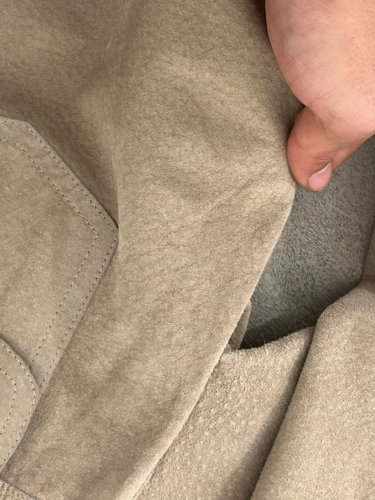 Maison Margiela Margiela Leather / Suede Trucker Jacket [ Preloved ~1999 ] Size US M / EU 48-50 / 2 - 8 Thumbnail