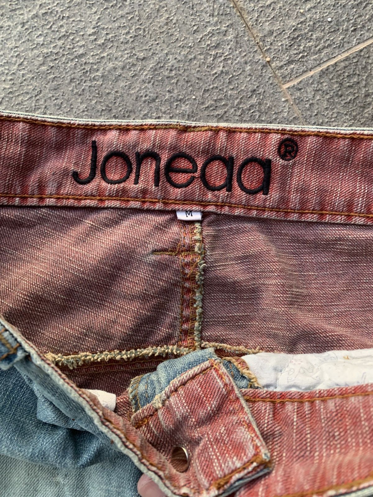 Japanese Brand Joneaa Art Jeans Pants Size US 30 / EU 46 - 7 Thumbnail
