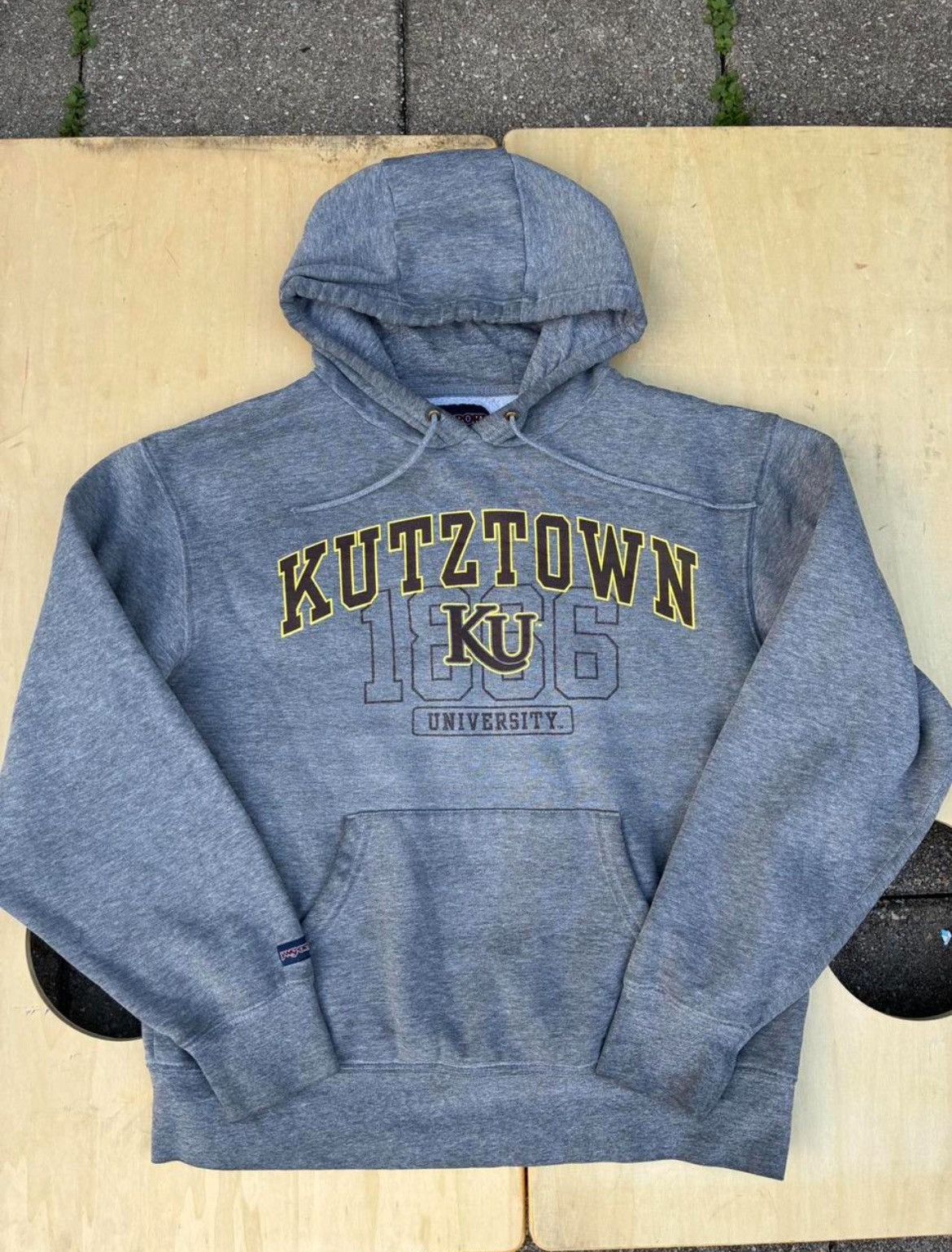 Jansport Grey Jansport Kutztown hoodie w old vintage look Size US M / EU 48-50 / 2 - 1 Thumbnail
