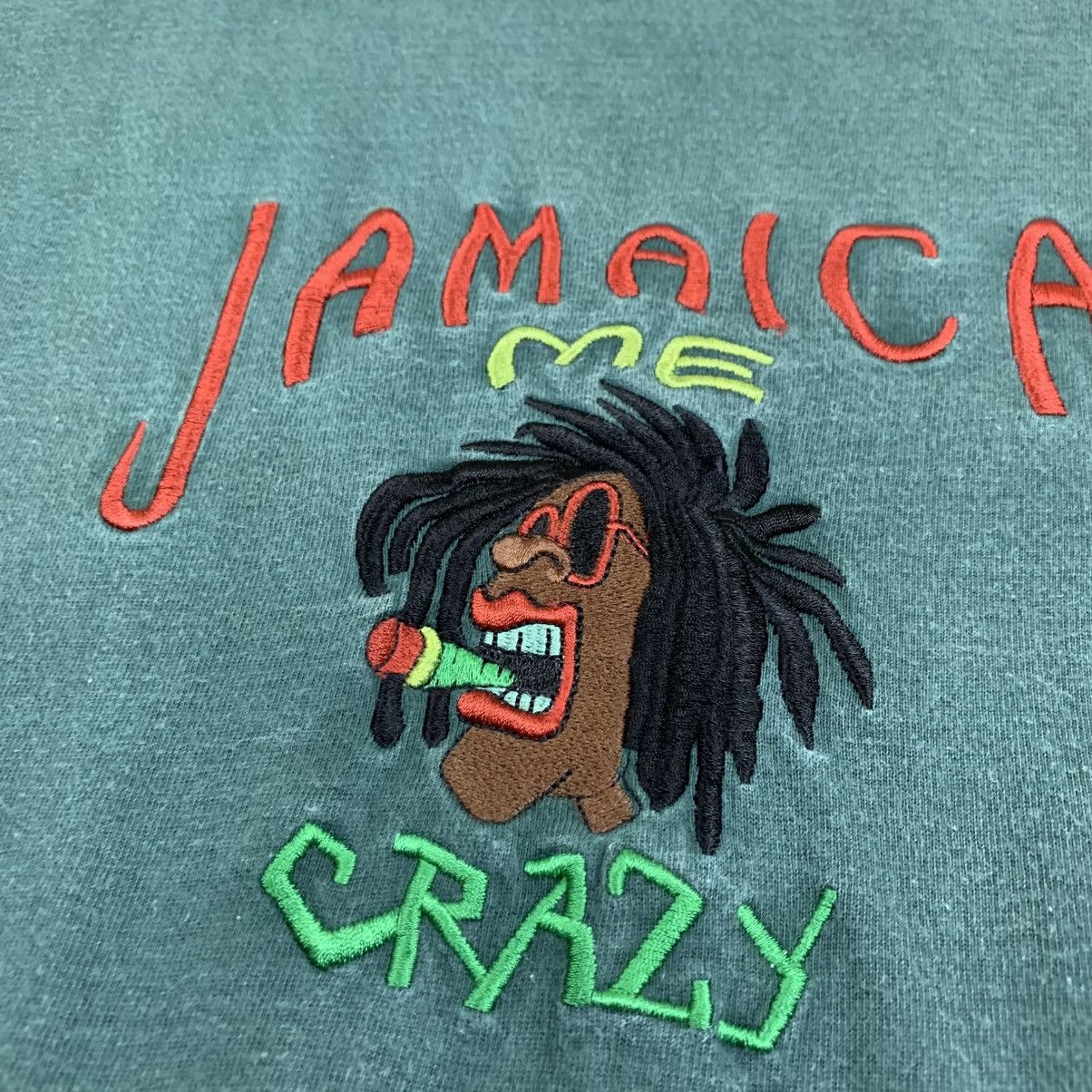 Vintage Vintage Funny Jamaica Me Crazy Weed T Shirt Size US XL / EU 56 / 4 - 4 Thumbnail