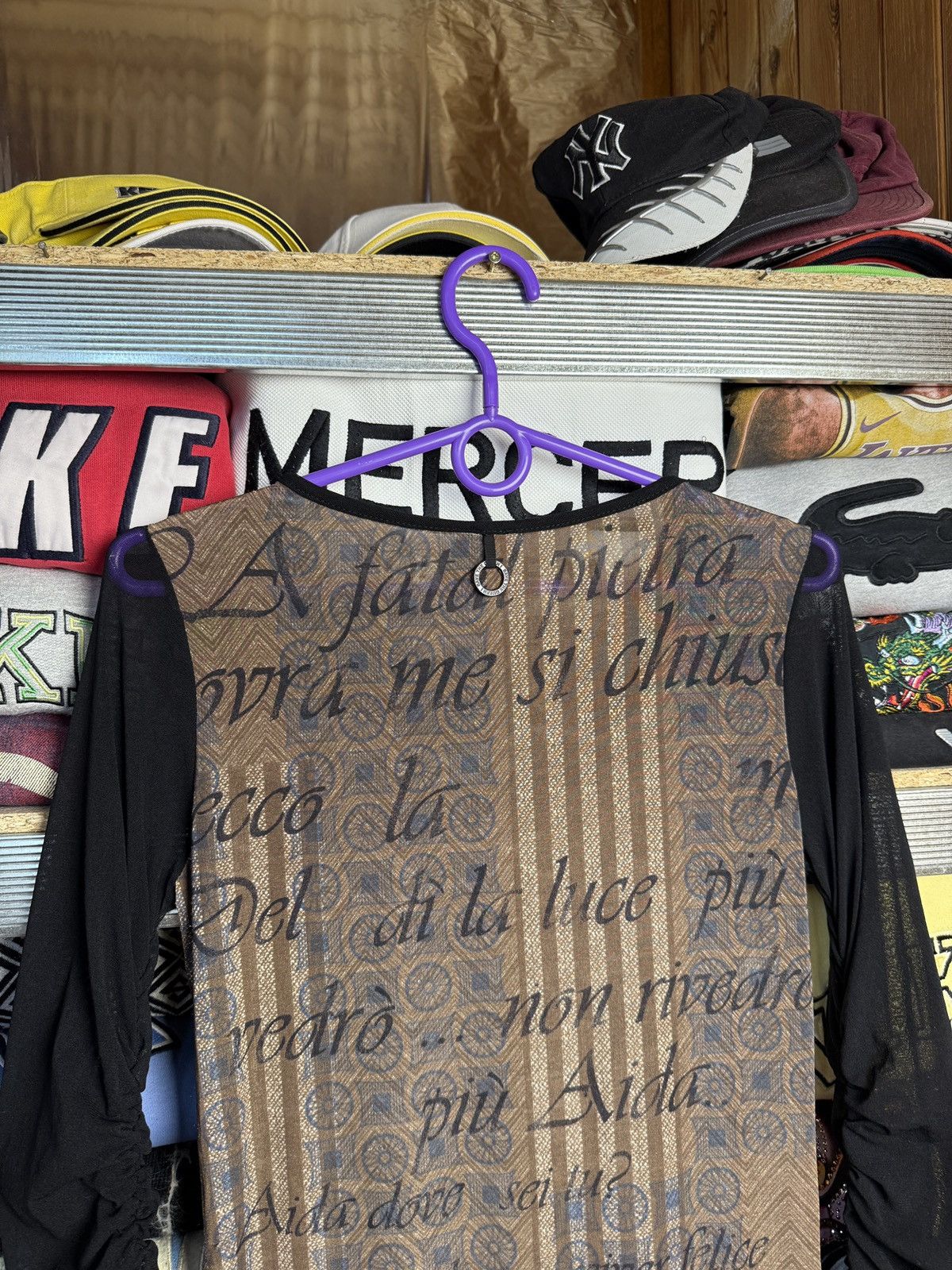 Japanese Brand Save the Queen avant garde vintage JPG style mesh longsleeve Size S / US 4 / IT 40 - 7 Thumbnail