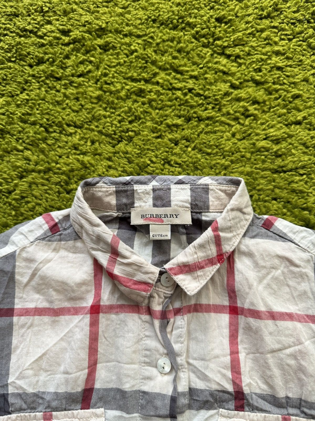 Burberry × Designer Burberry iconic nova check kids shirt Size US XXS / EU 40 - 2 Thumbnail