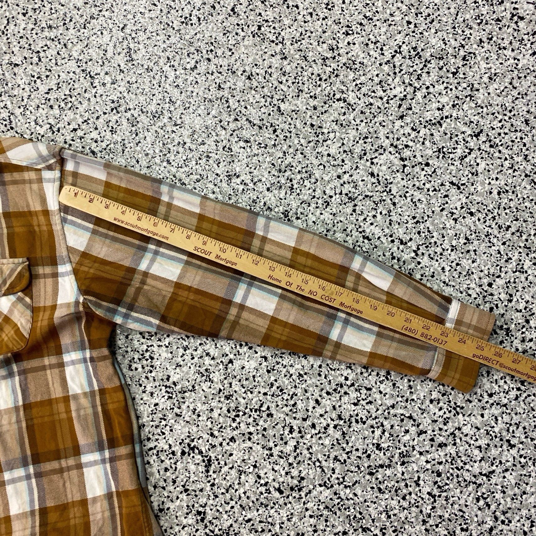 Prana Prana Shirt Mens XL Button Up Flannel Plaid Brown Cotton Size US XL / EU 56 / 4 - 5 Thumbnail