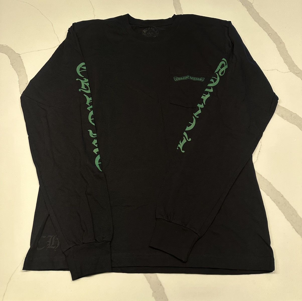 Chrome Hearts 🔥Chrome Hearts Cross Black Long Sleeve Tee