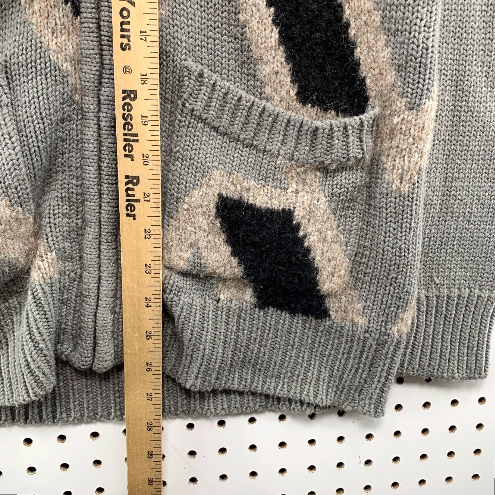 Aritzia VINTAGE Aritzia Wilfred Free Merino Wool Sweater Womens 2XS Gray Zip Shawl Collar Alpaca Size XXS / US 00 / IT 34 - 7 Thumbnail