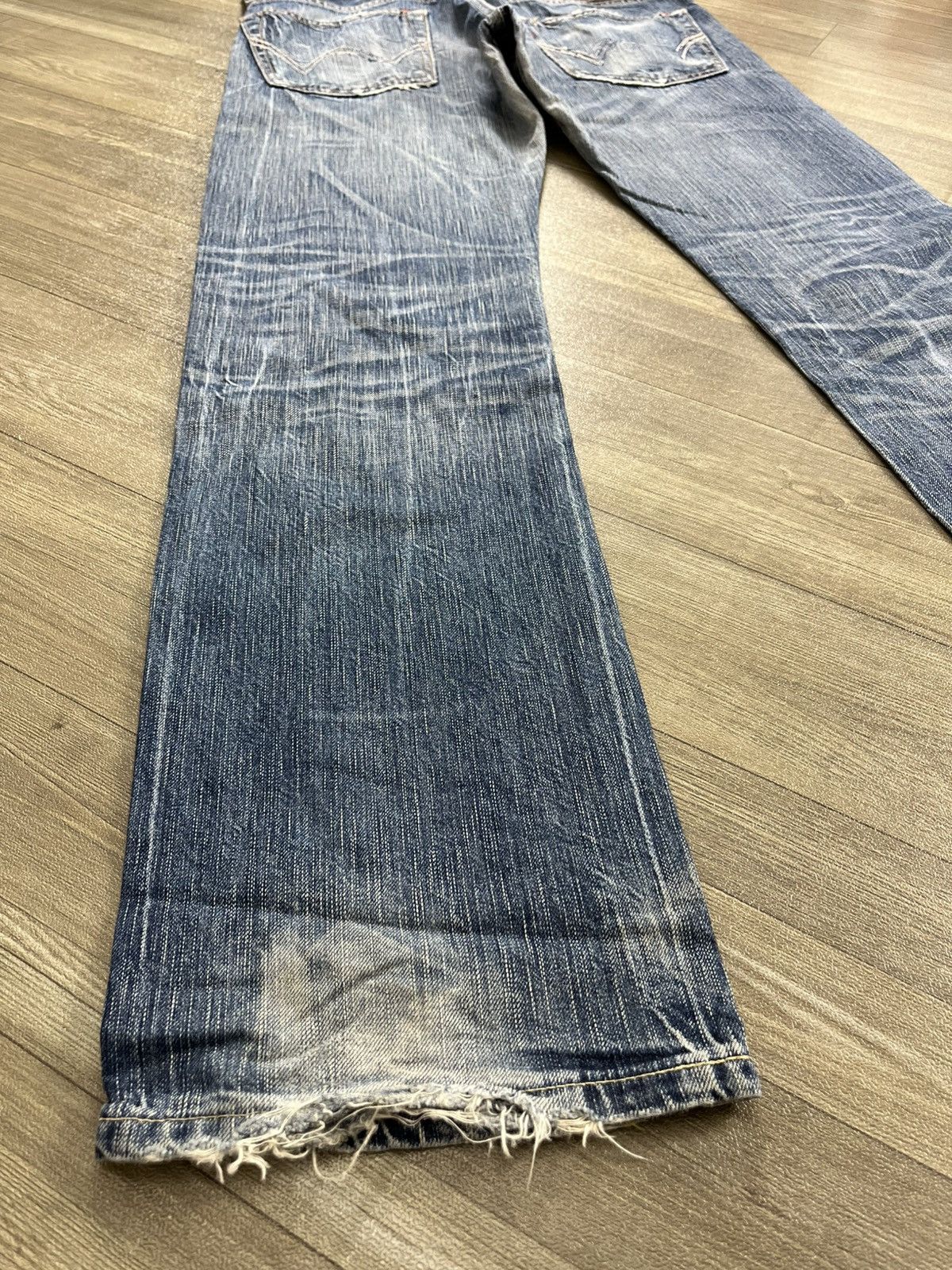 Hysteric Glamour Vintage Edwin 503 Distressed Faded Flared Jeans Lgb Style Size US 32 / EU 48 - 14 Thumbnail