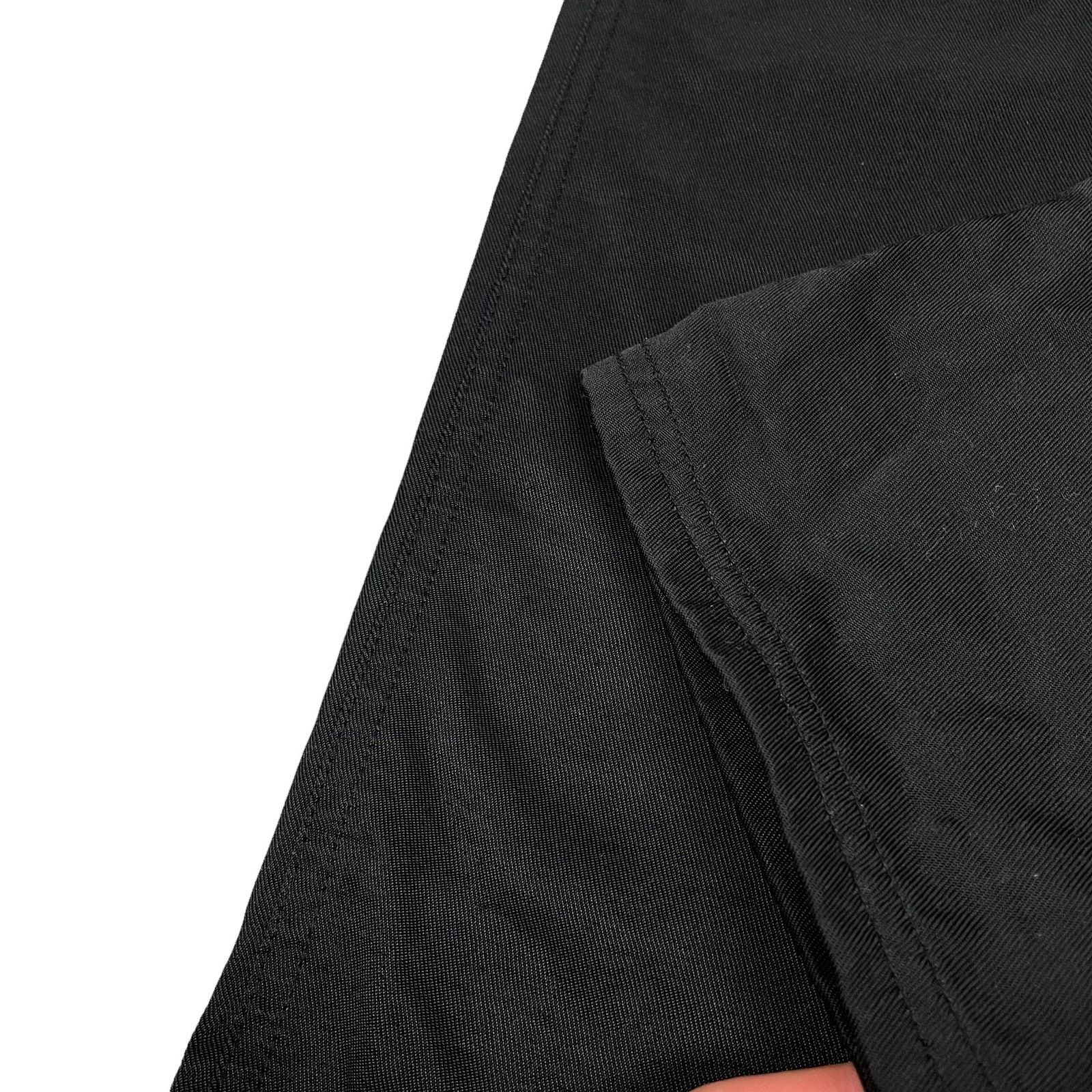 Harley Davidson × Vintage Harley-Davidson Womens Black Cotton Zip Fly Straight Pants 6 Size 28" / US 6 / IT 42 - 7 Thumbnail
