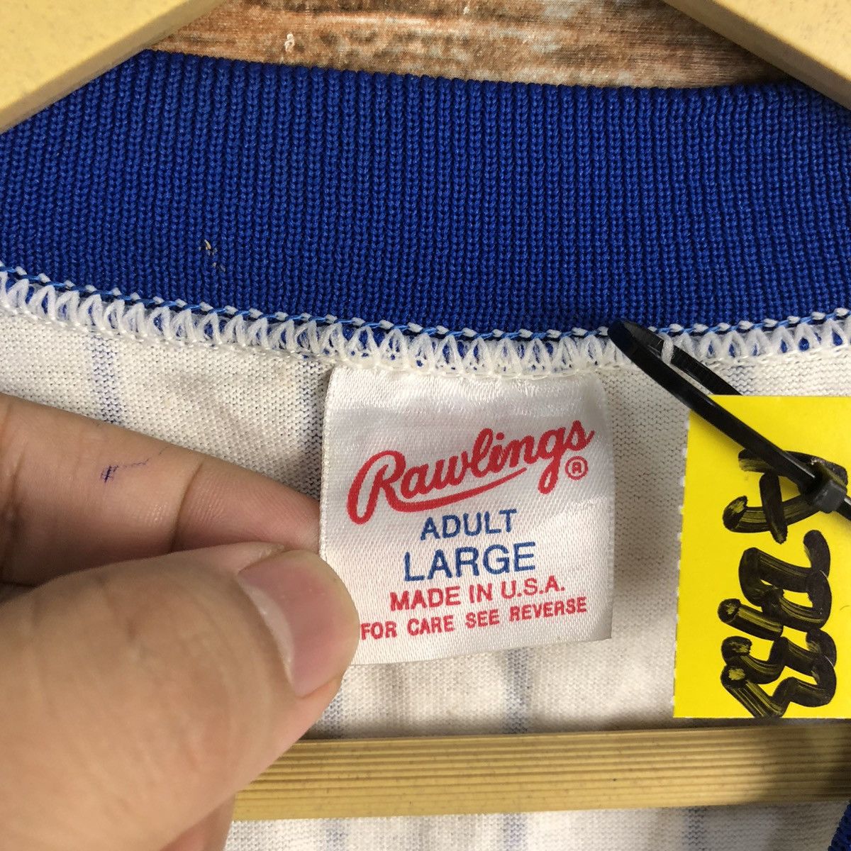 MLB Major League Mets MLB made in usa White Jersey #A2353 Size US L / EU 52-54 / 3 - 10 Thumbnail