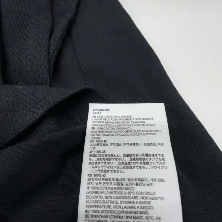 AMI AMIPARIS Black Logo Long Sleeve T-Shirt -2507 Size US M / EU 48-50 / 2 - 5 Thumbnail