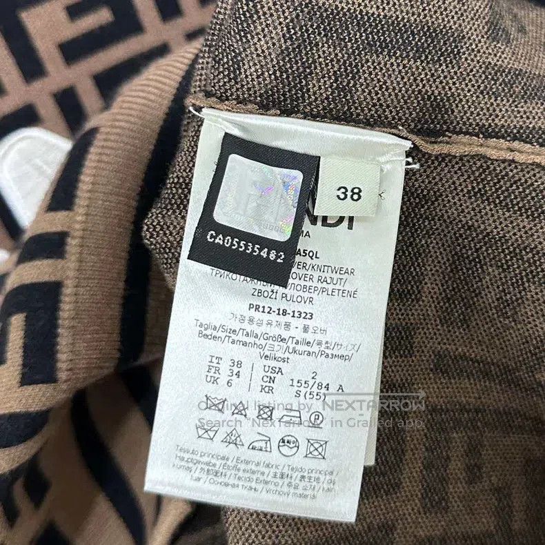 Fendi Fendi Embroidered floral logo sweatshirt Size XS / US 0-2 / IT 36-38 - 4 Thumbnail