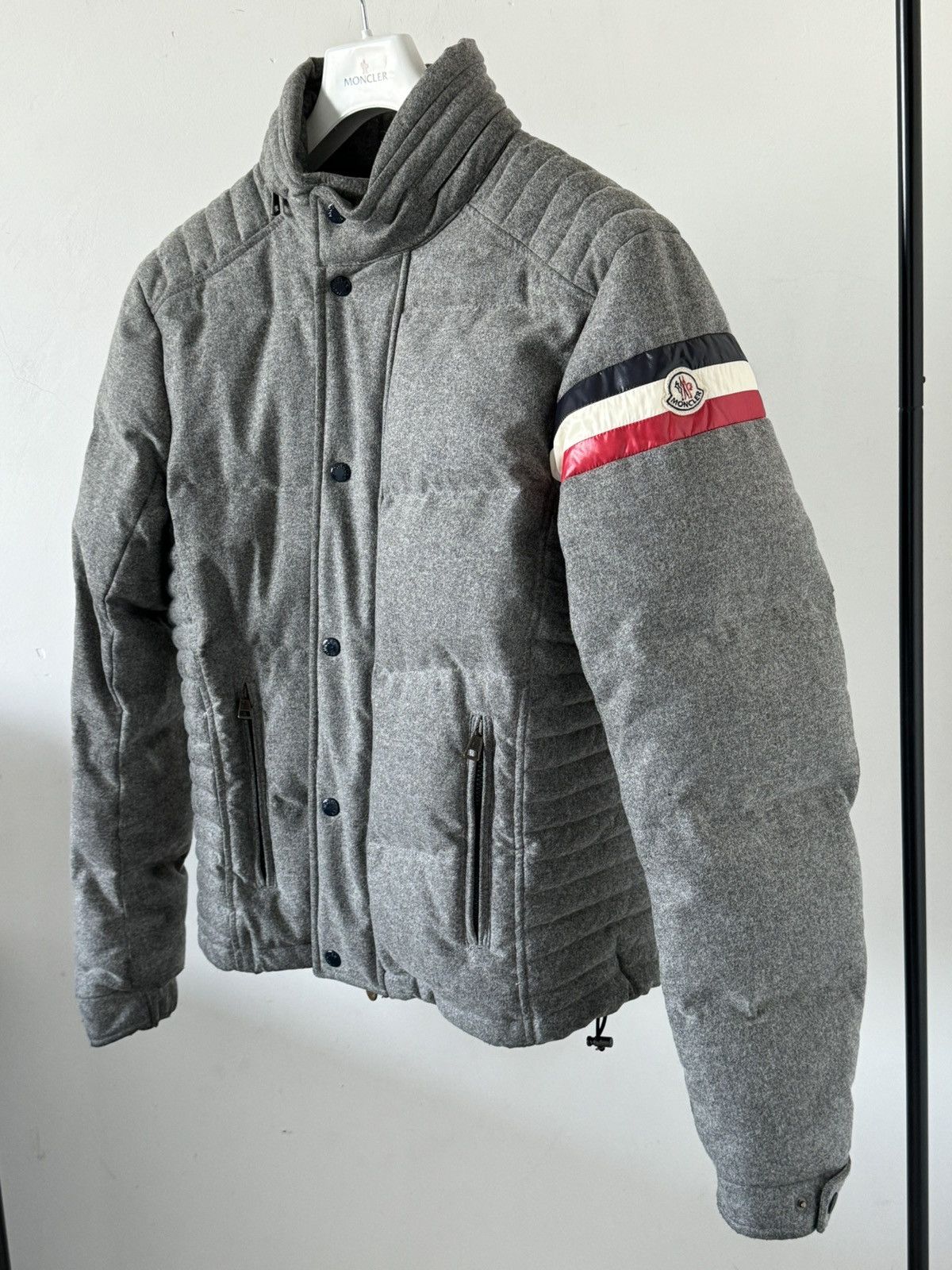 Moncler Moncler Chartreuse wool puffer jacket Size US XL / EU 56 / 4 - 8 Thumbnail