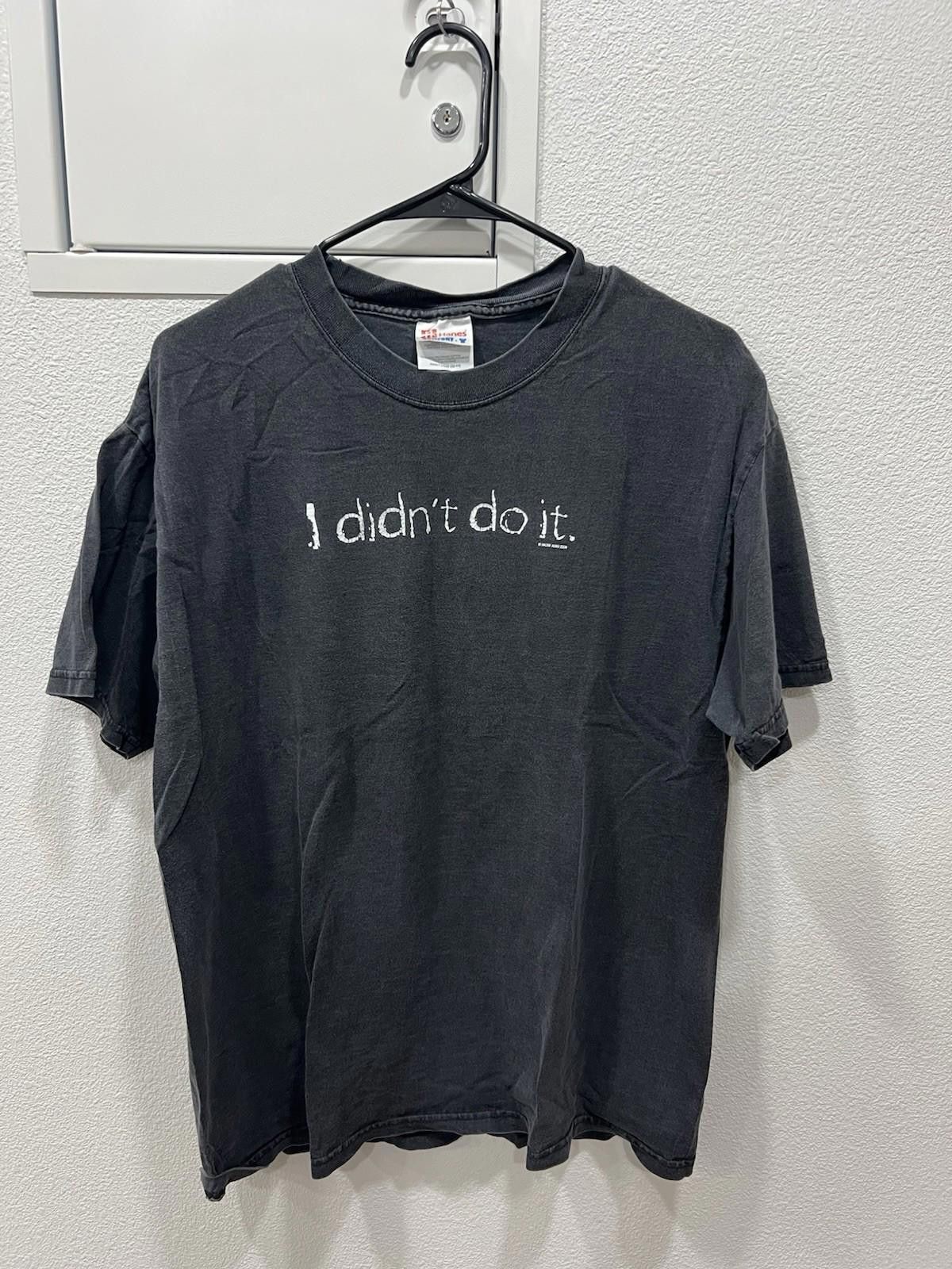 Hanes 90s I Didnt Do It Funny Tee Size US L / EU 52-54 / 3 - 1 Thumbnail