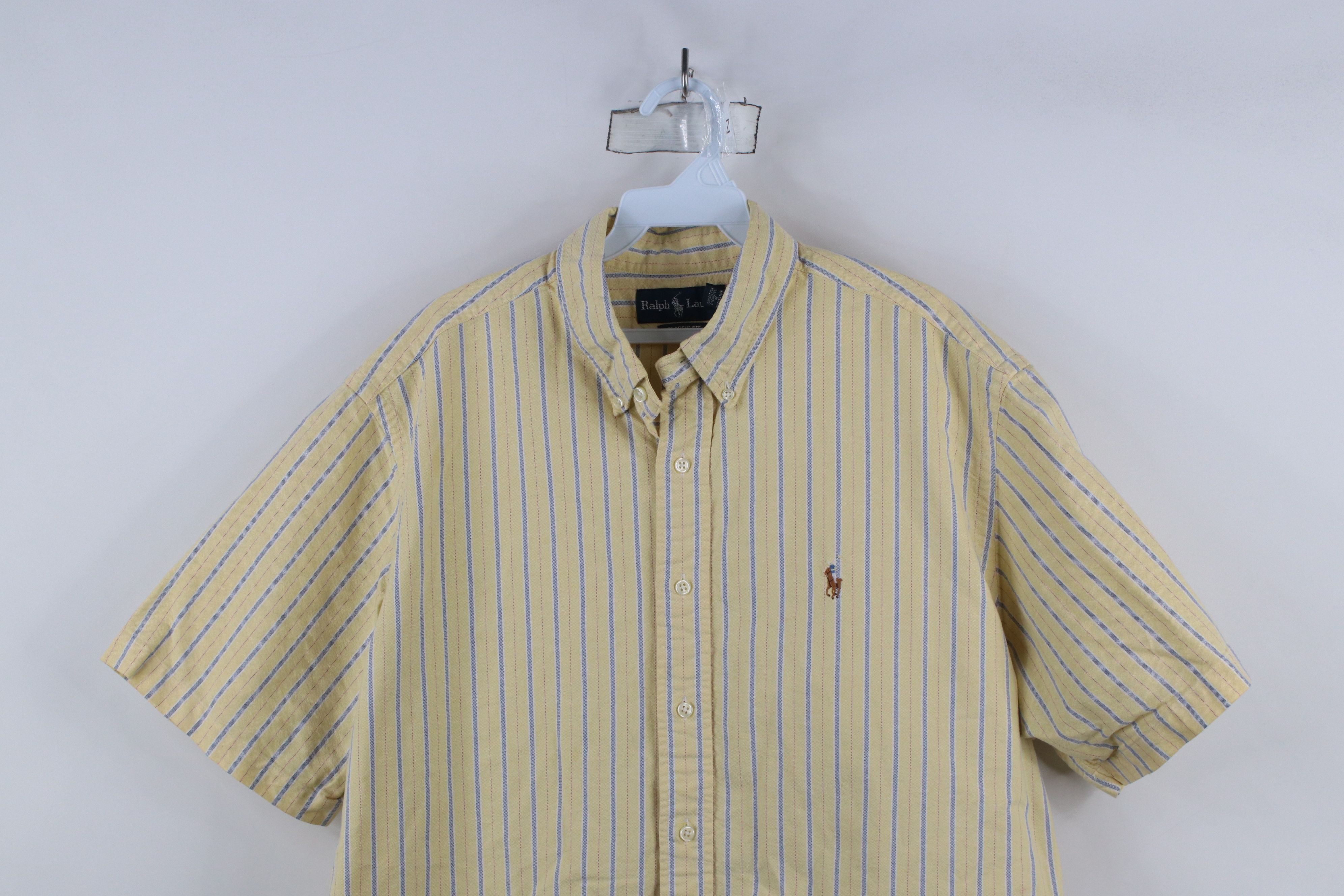 Polo Ralph Lauren Vintage 90s Ralph Lauren Short Sleeve Collared Button Shirt Size US XL / EU 56 / 4 - 2 Thumbnail