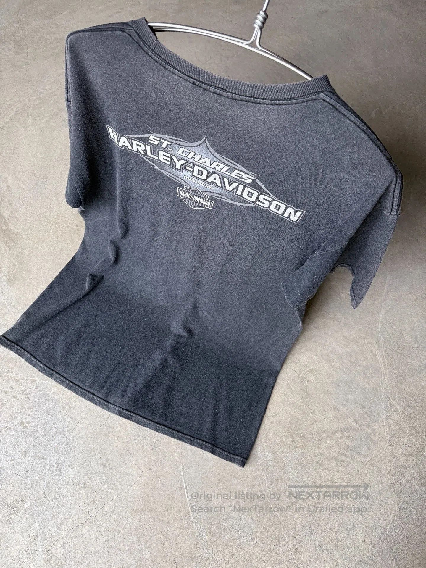 Vintage Vintage 00s Harley Davidson Chopper Tee. Size US L / EU 52-54 / 3 - 9 Thumbnail