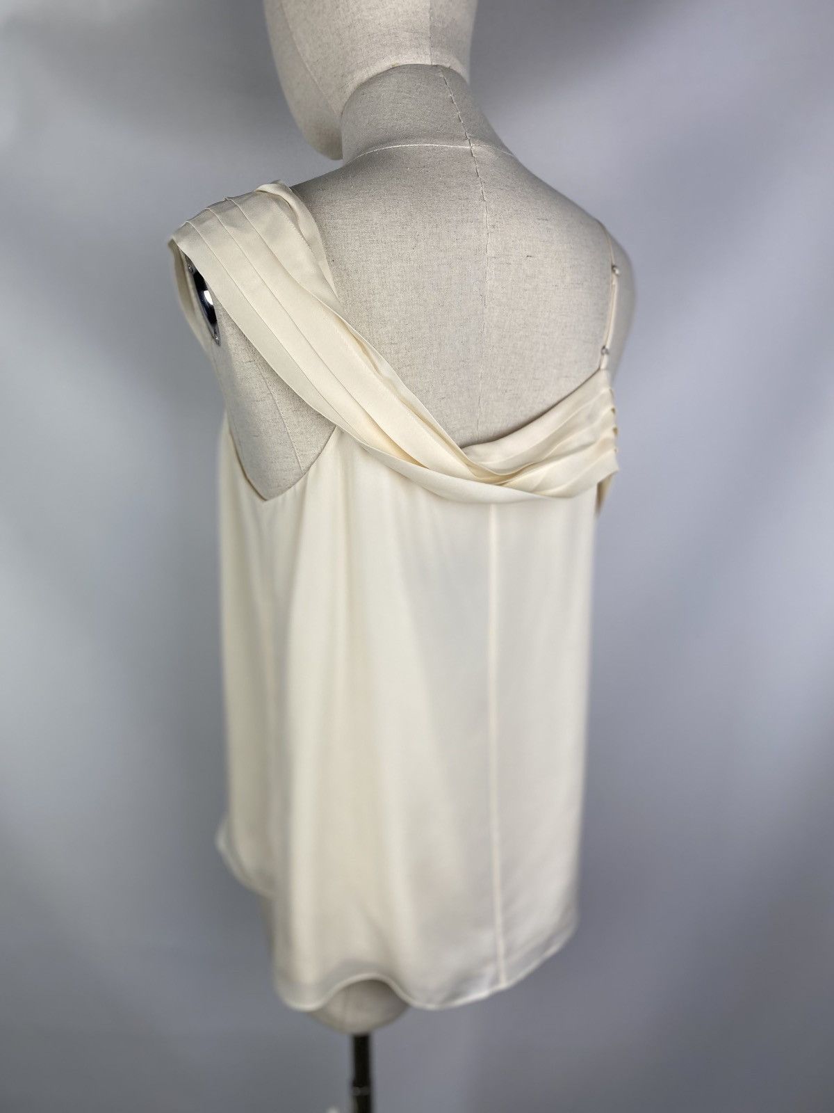 T by Alexander Wang BNWT! T Alexander Wang Pleated Shoulder silk top t shirt Size M / US 6-8 / IT 42-44 - 25 Thumbnail