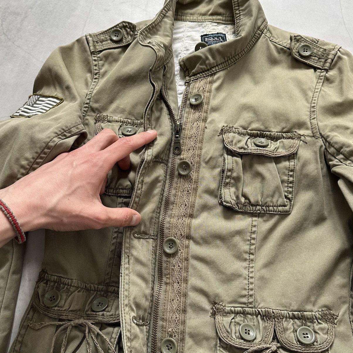 Von Dutch 00s Von Dutch Military Multipocket Utility Jacket Ed Hardy Size M / US 6-8 / IT 42-44 - 12 Thumbnail